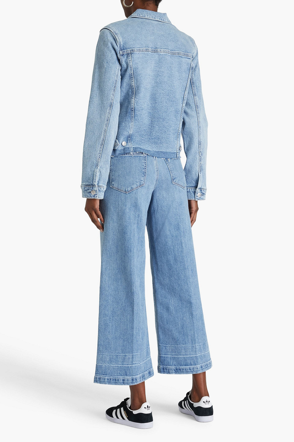 Paige Rowan Denim Jacket In Hellblauer Denim