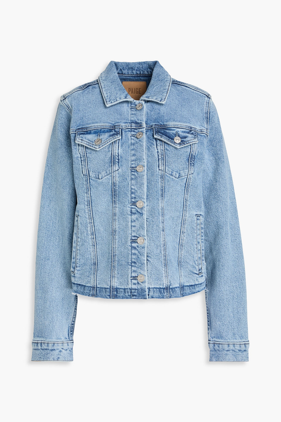 Paige Rowan Denim Jacket In Hellblauer Denim
