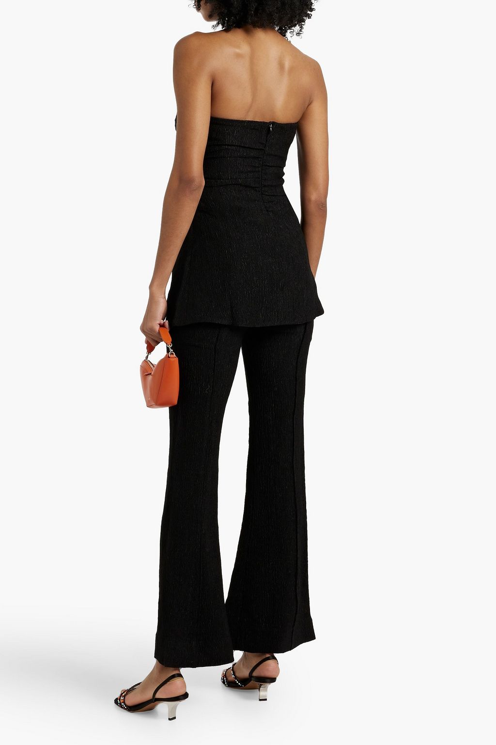 GANNI Jacquard flared pants