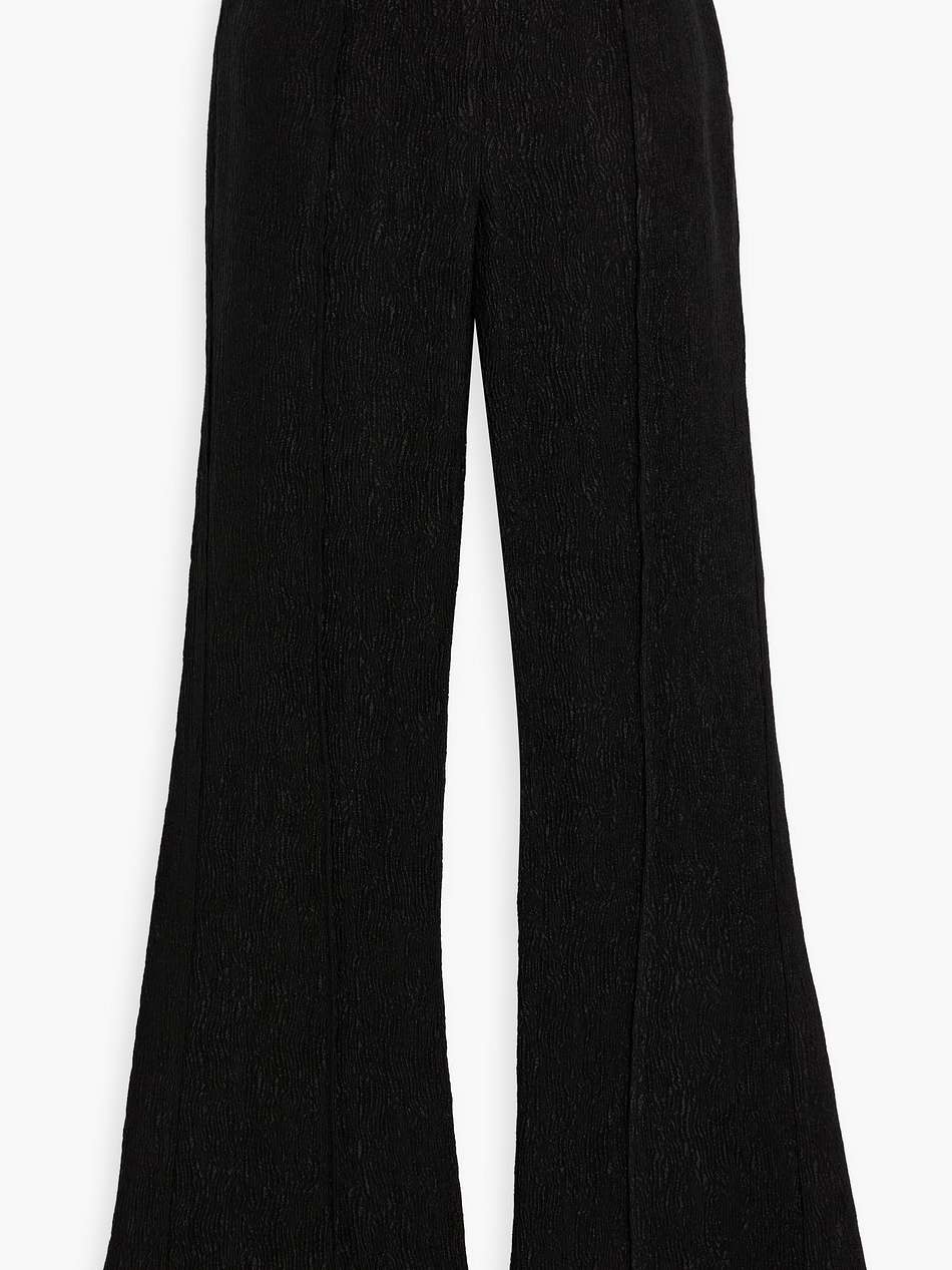 jacquard flared pants
