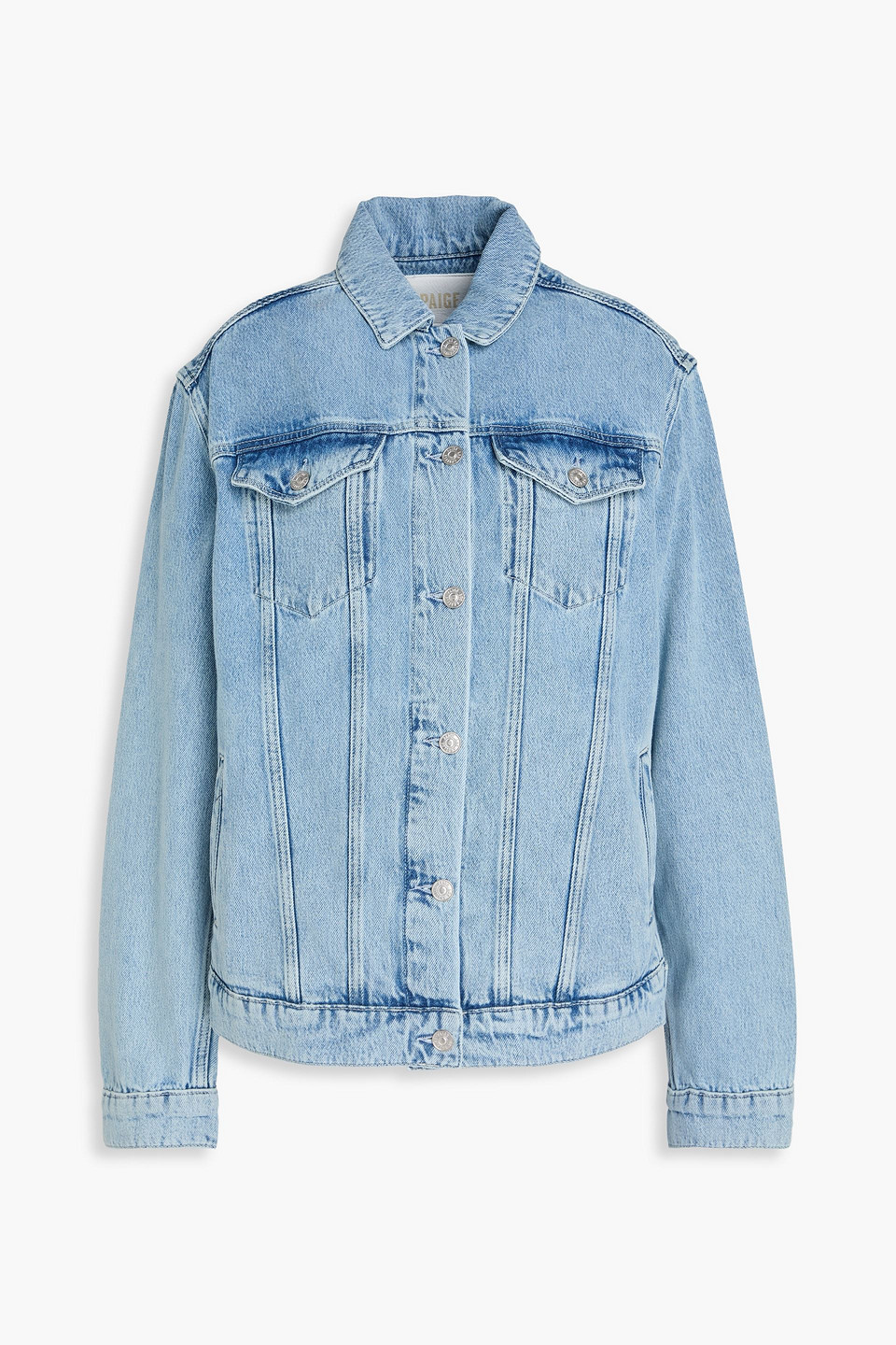 Paige Felix Denim Jacket In Hellblauer Denim