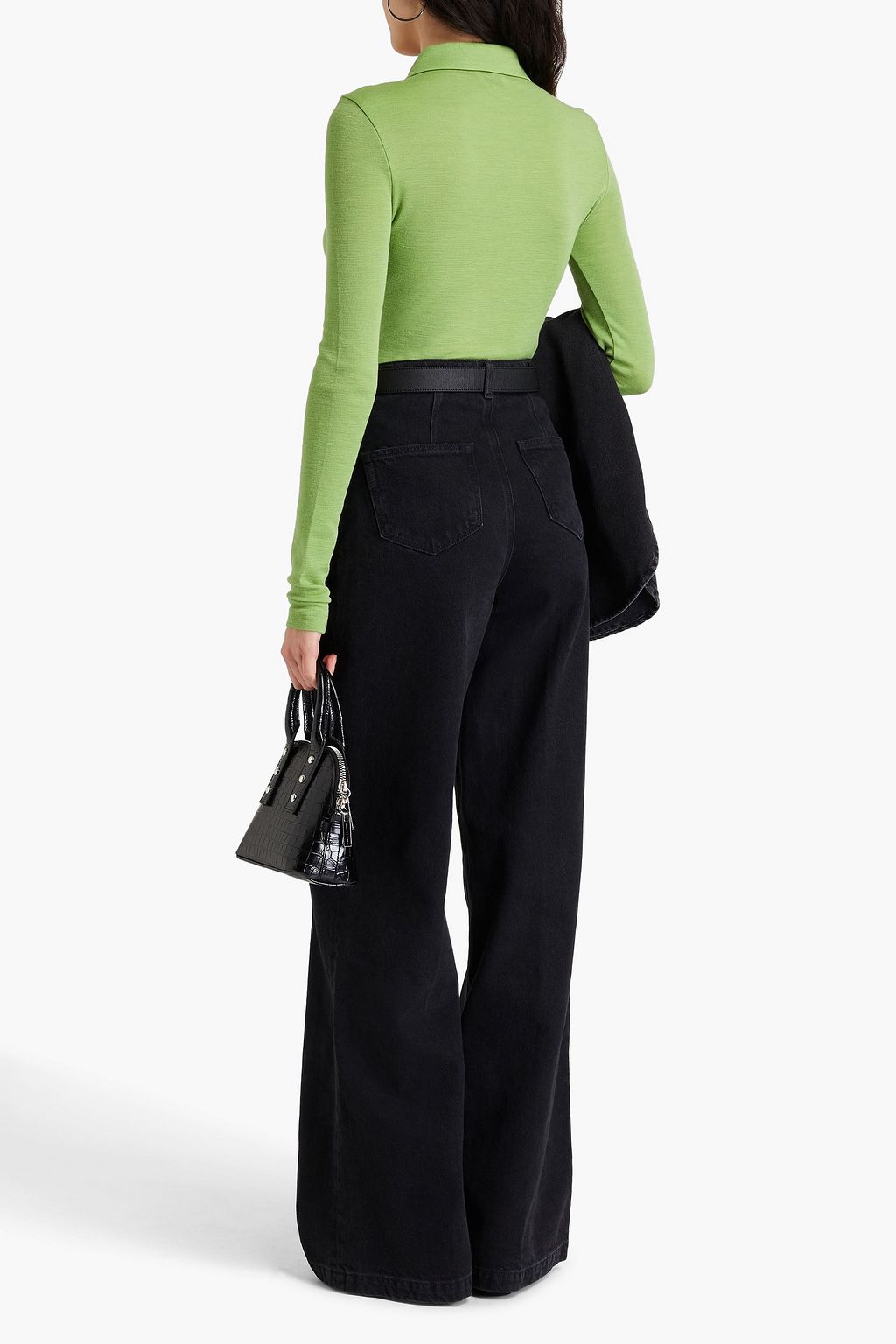 PAIGE Harper high-rise wide-leg jeans