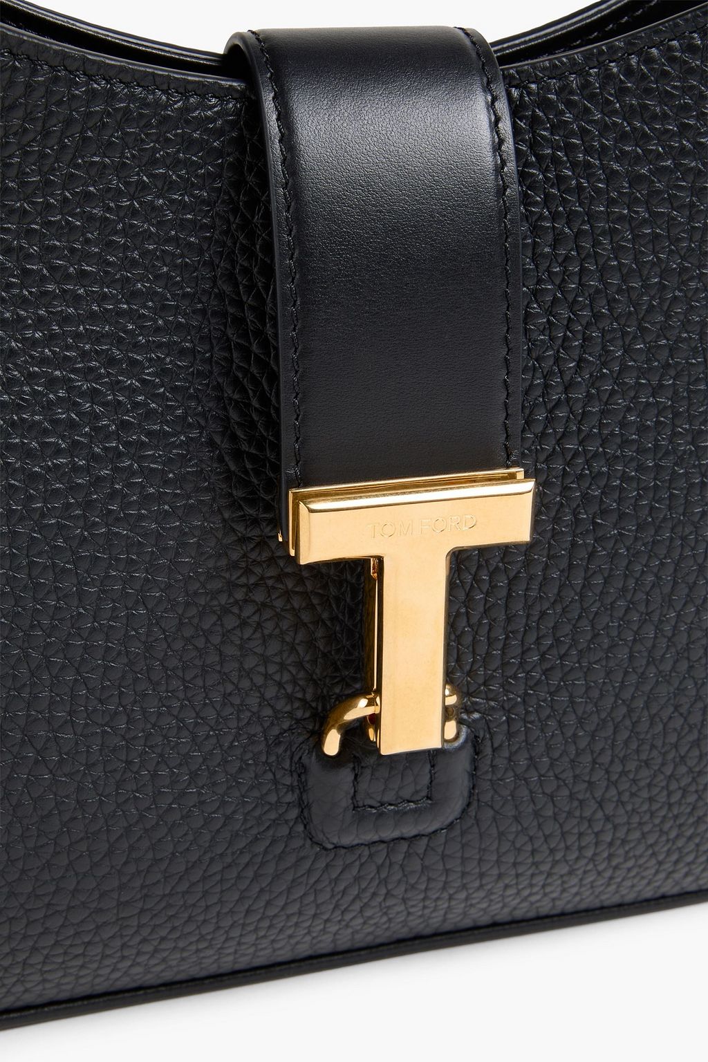 TOM FORD Pebbled-leather shoulder bag