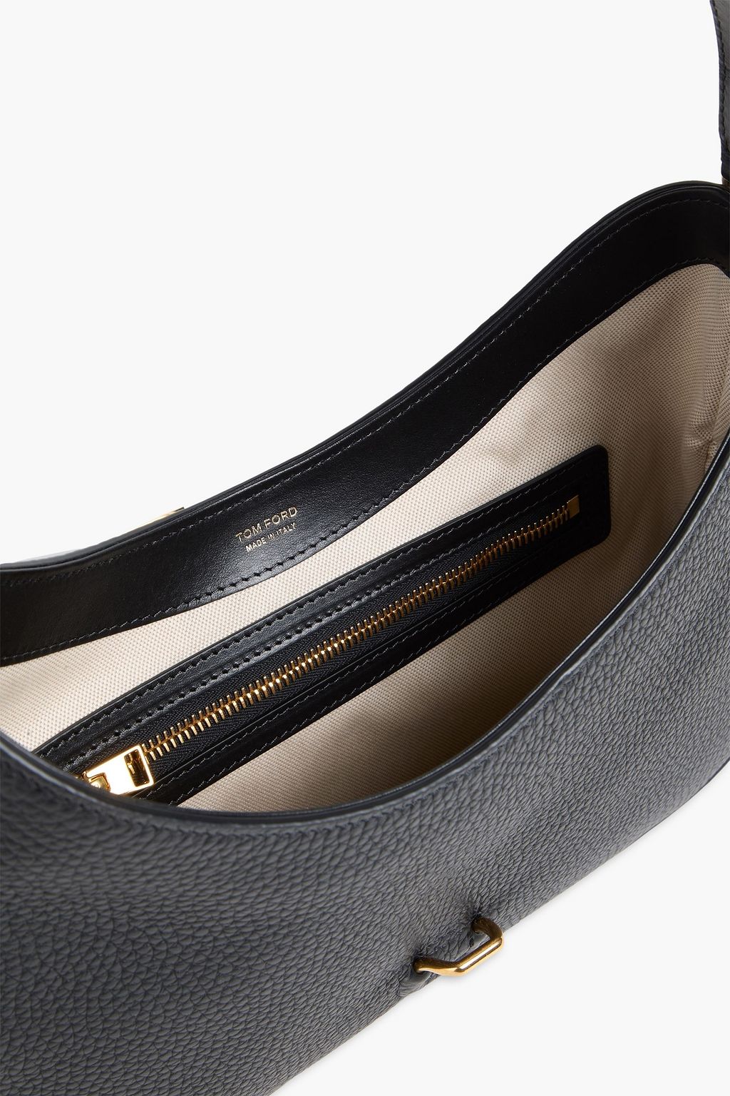 TOM FORD Pebbled-leather shoulder bag