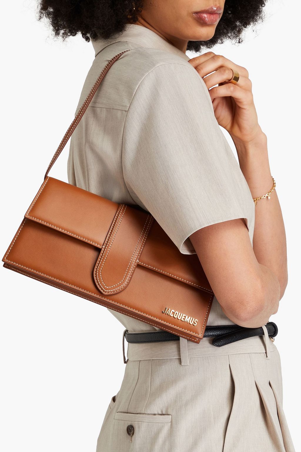 JACQUEMUS Le Bambino leather shoulder bag