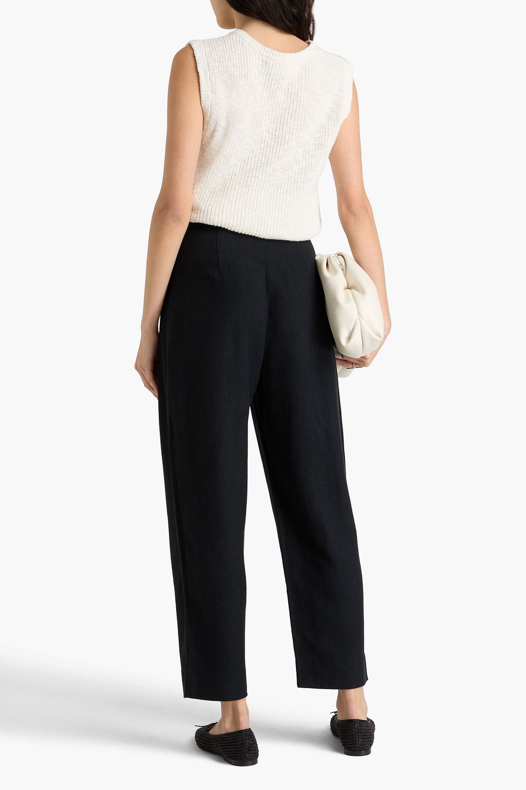 TOTEME Cropped woven tapered pants