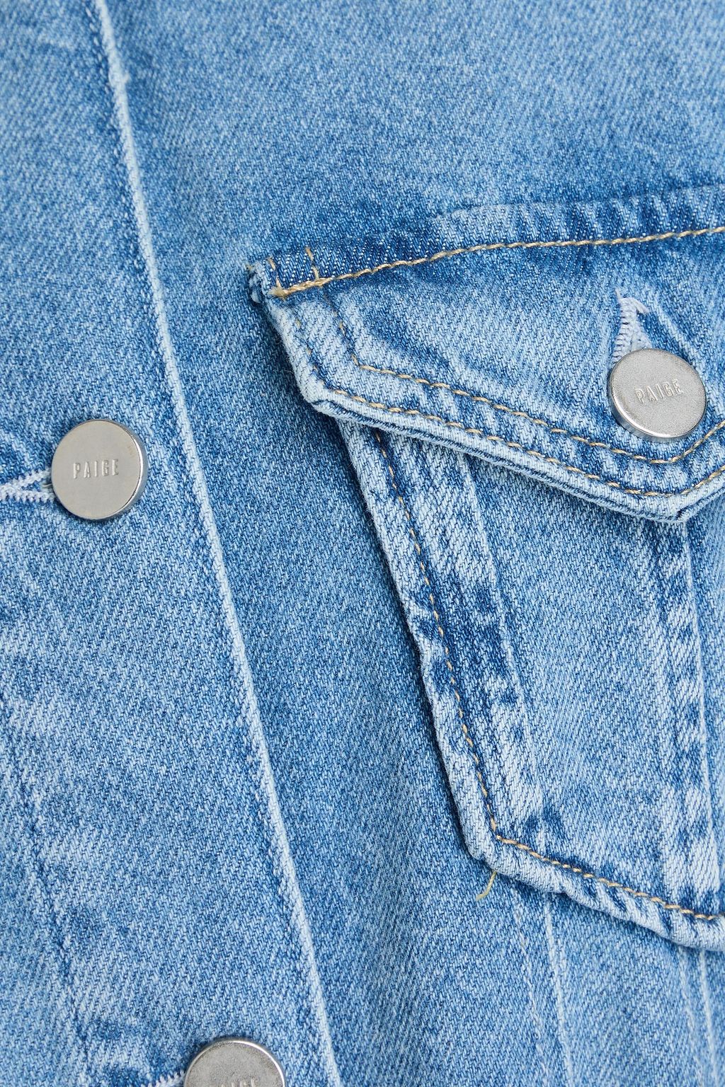 PAIGE Jeansjacke mit Gürtel