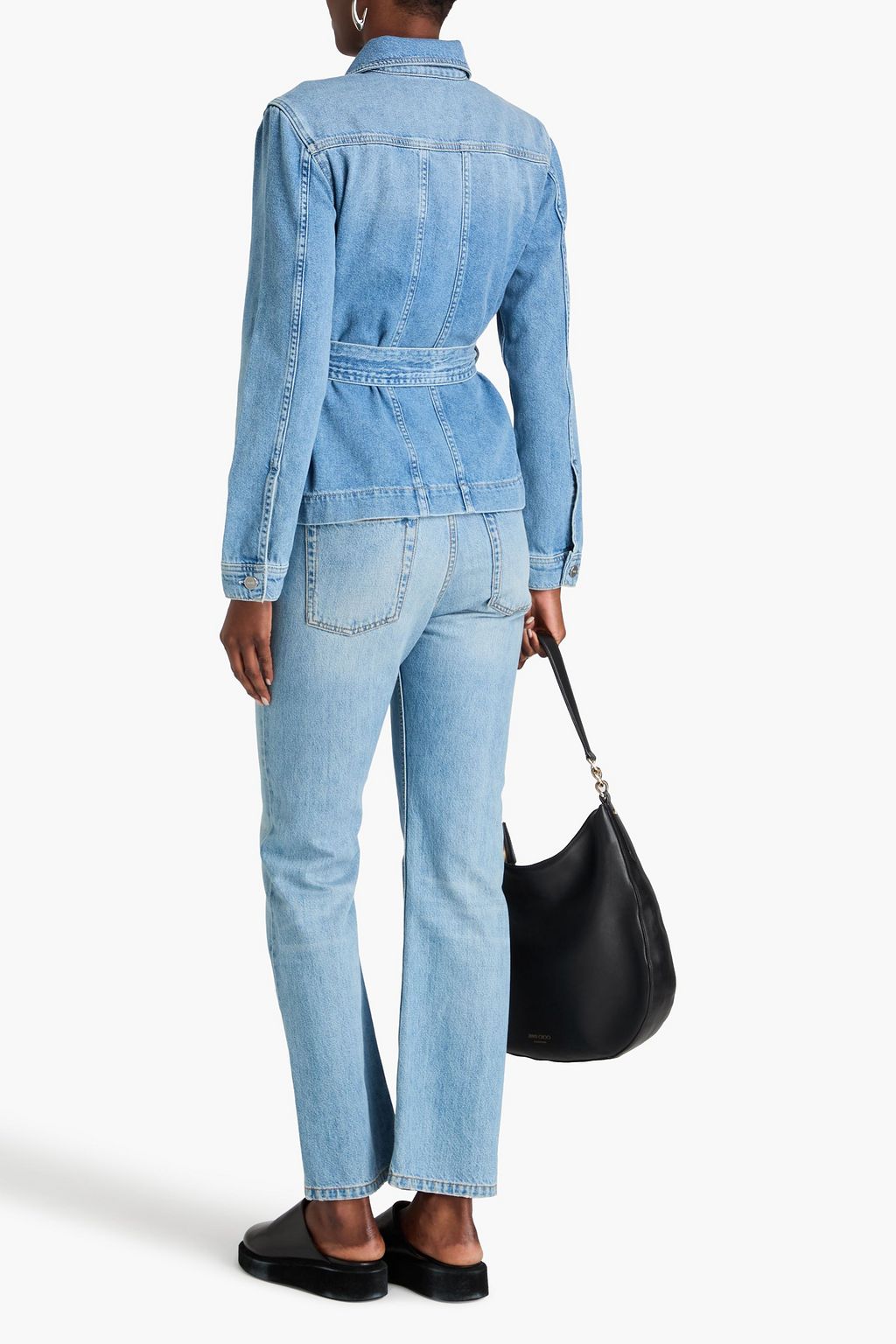 PAIGE Jeansjacke mit Gürtel