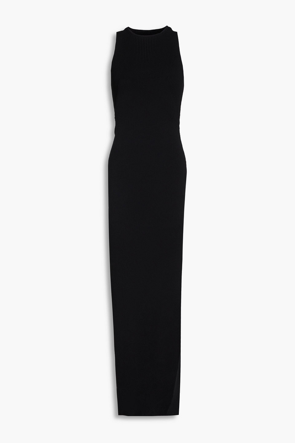 Rick Owens Maxikleid Aus Stretch-strick In Schwarz