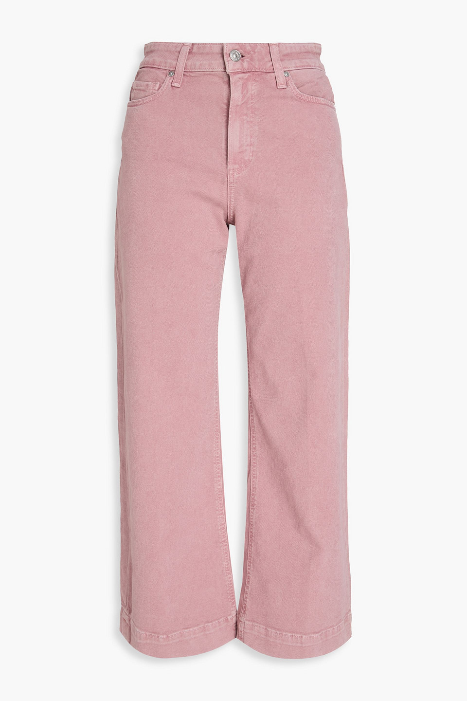 PAIGE PAIGE ANESSA CROPPED WIDE-LEG JEANS