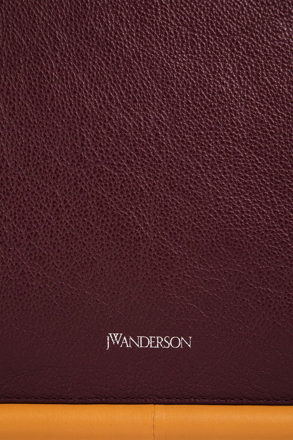 JW ANDERSON Bumper two-tone pebbled-leather pouch