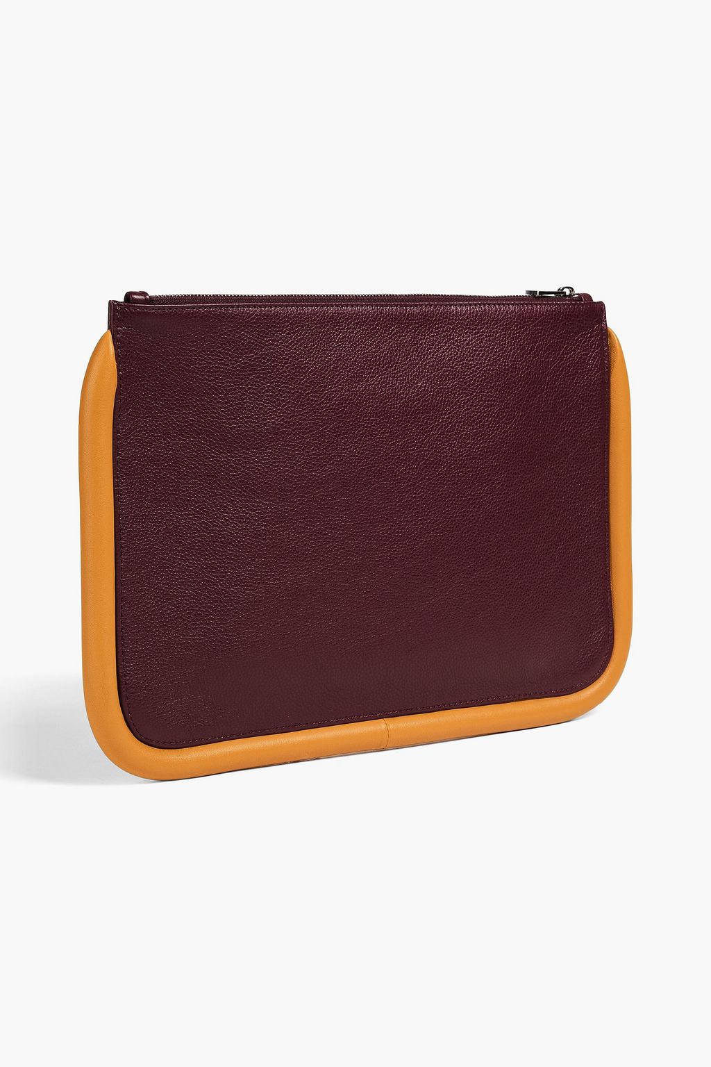 JW ANDERSON Bumper two-tone pebbled-leather pouch