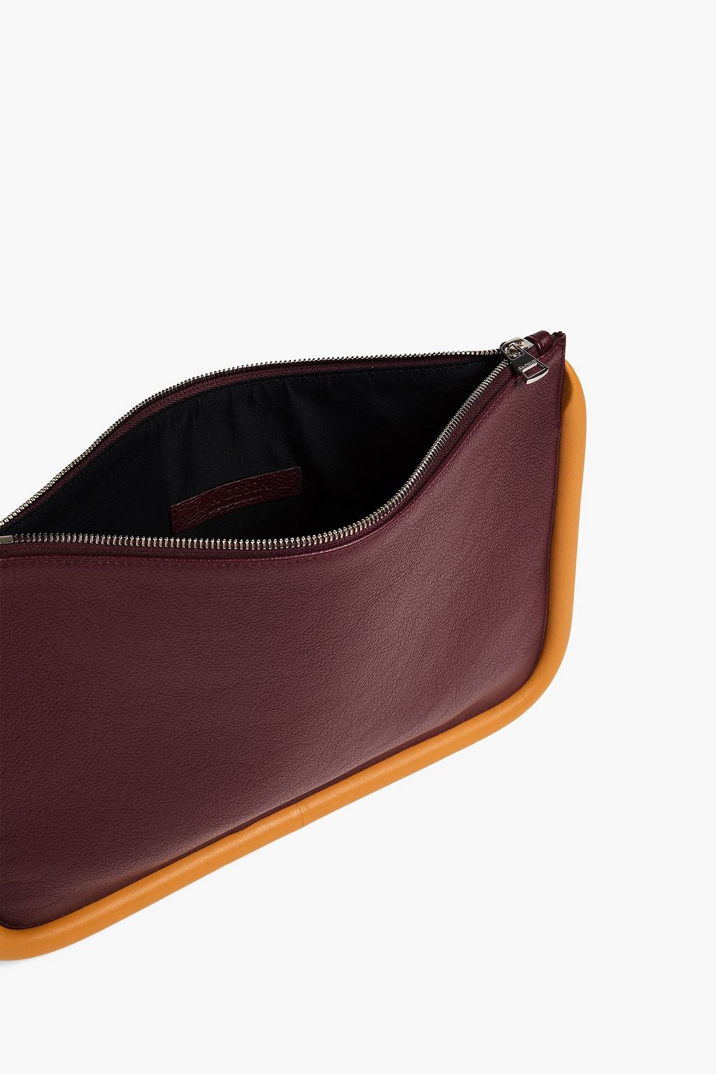 JW ANDERSON Bumper two-tone pebbled-leather pouch