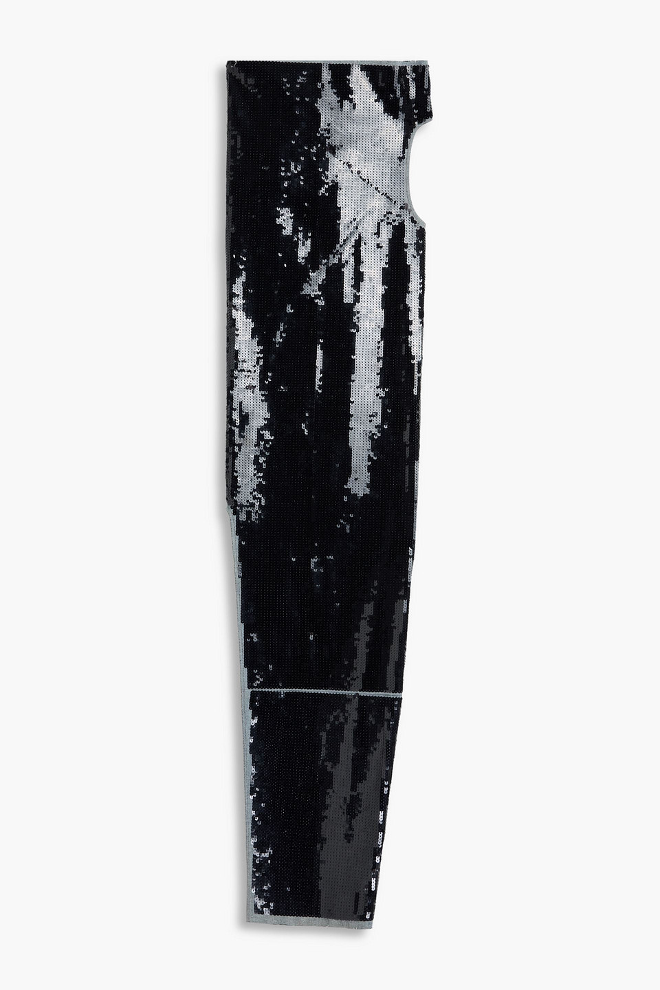 Rick Owens Athena Dressing Gown Aus Denim Mit Pailletten In Schwarz