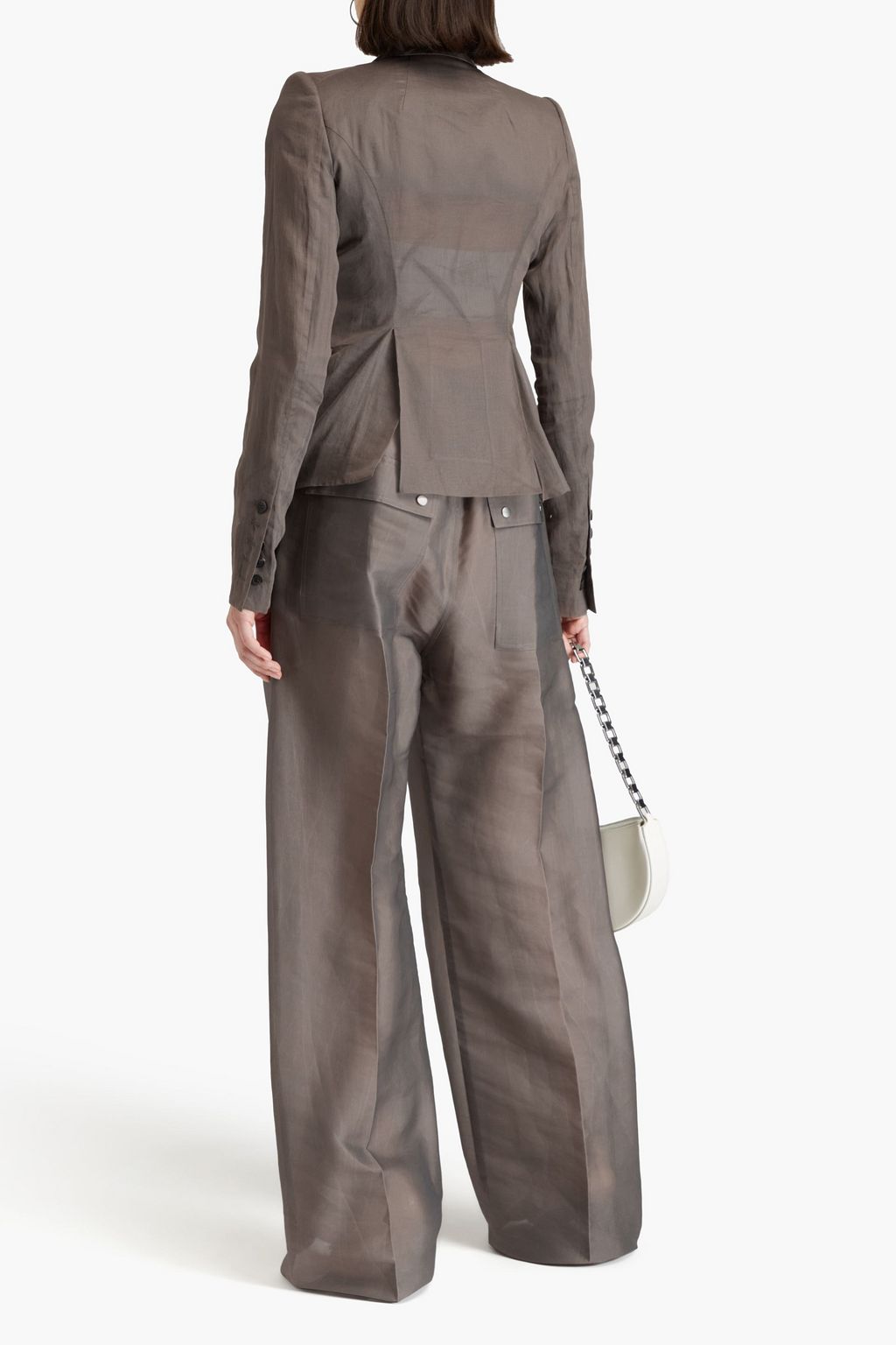 RICK OWENS Cotton-organza blazer