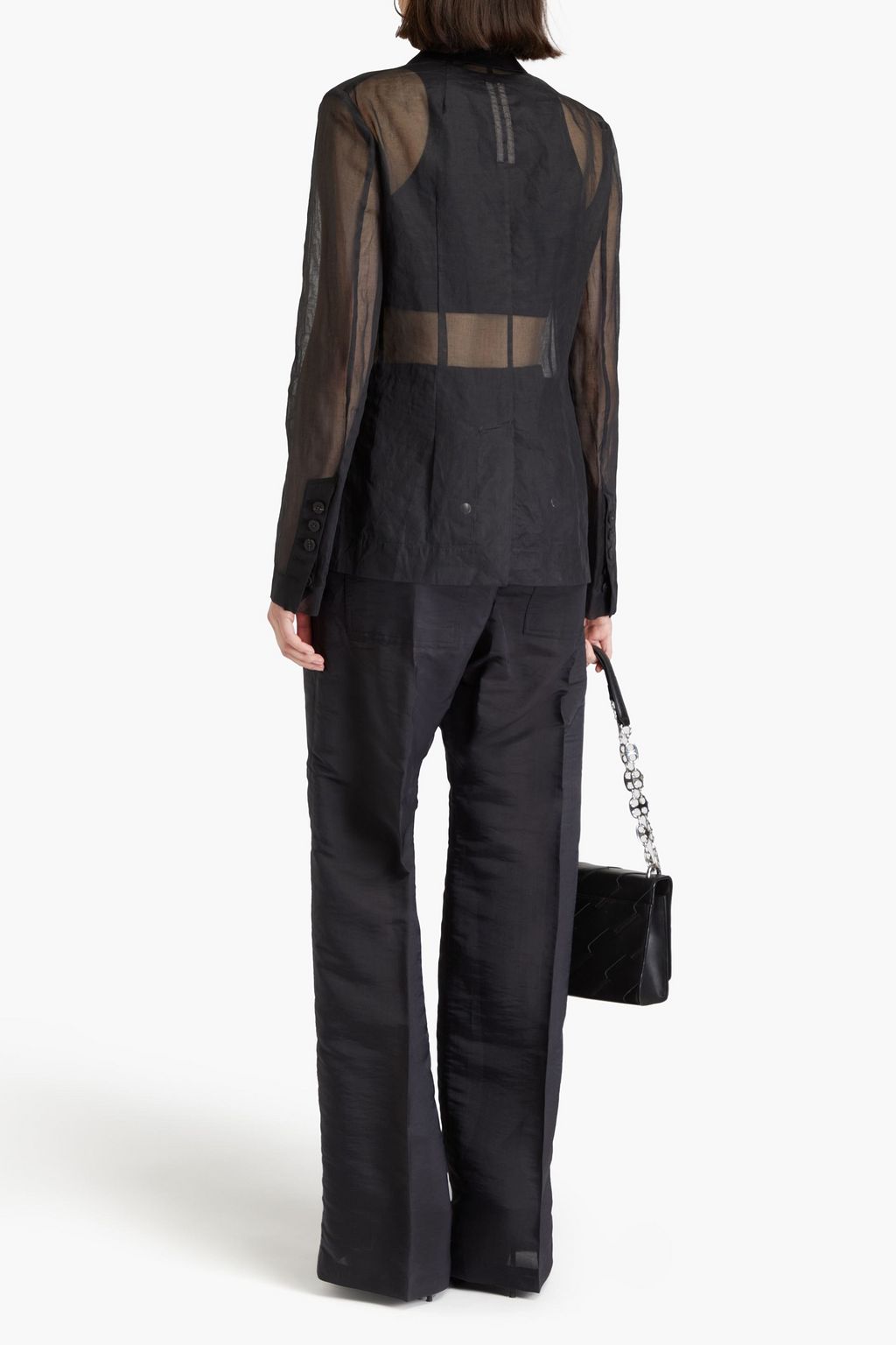 RICK OWENS Lido cotton-organza blazer