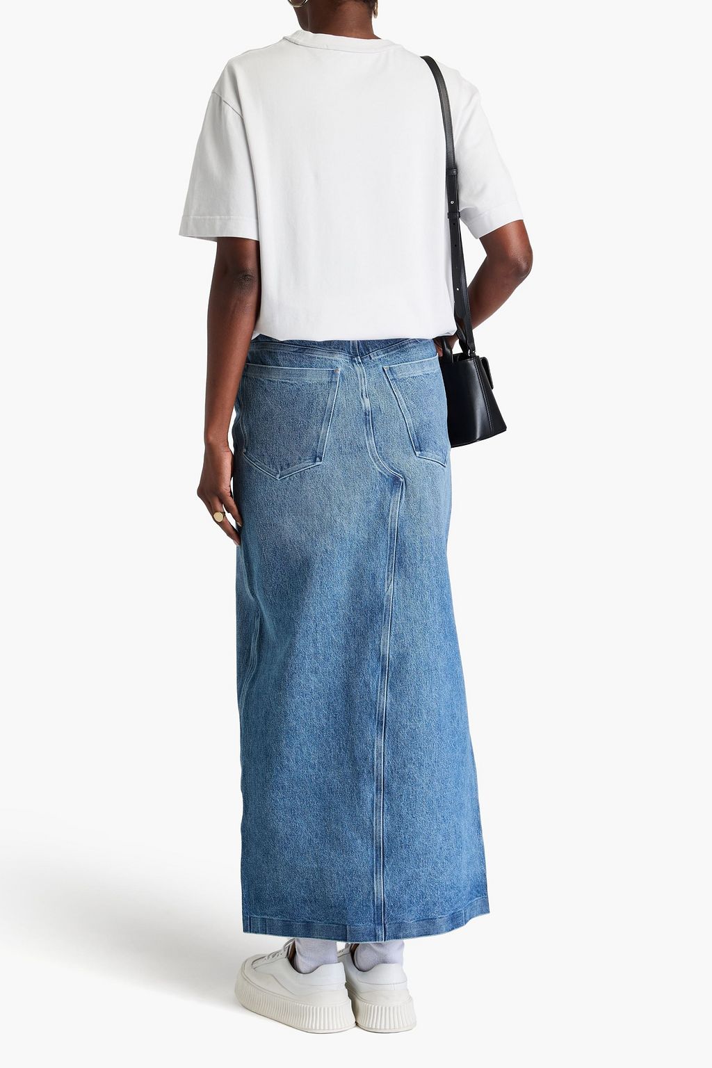 ALEXANDER WANG 데님 맥시 스커트