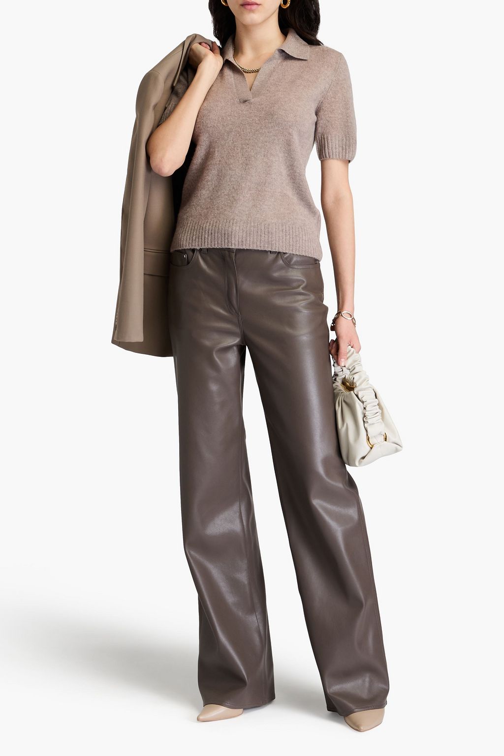 NAADAM Cashmere polo sweater