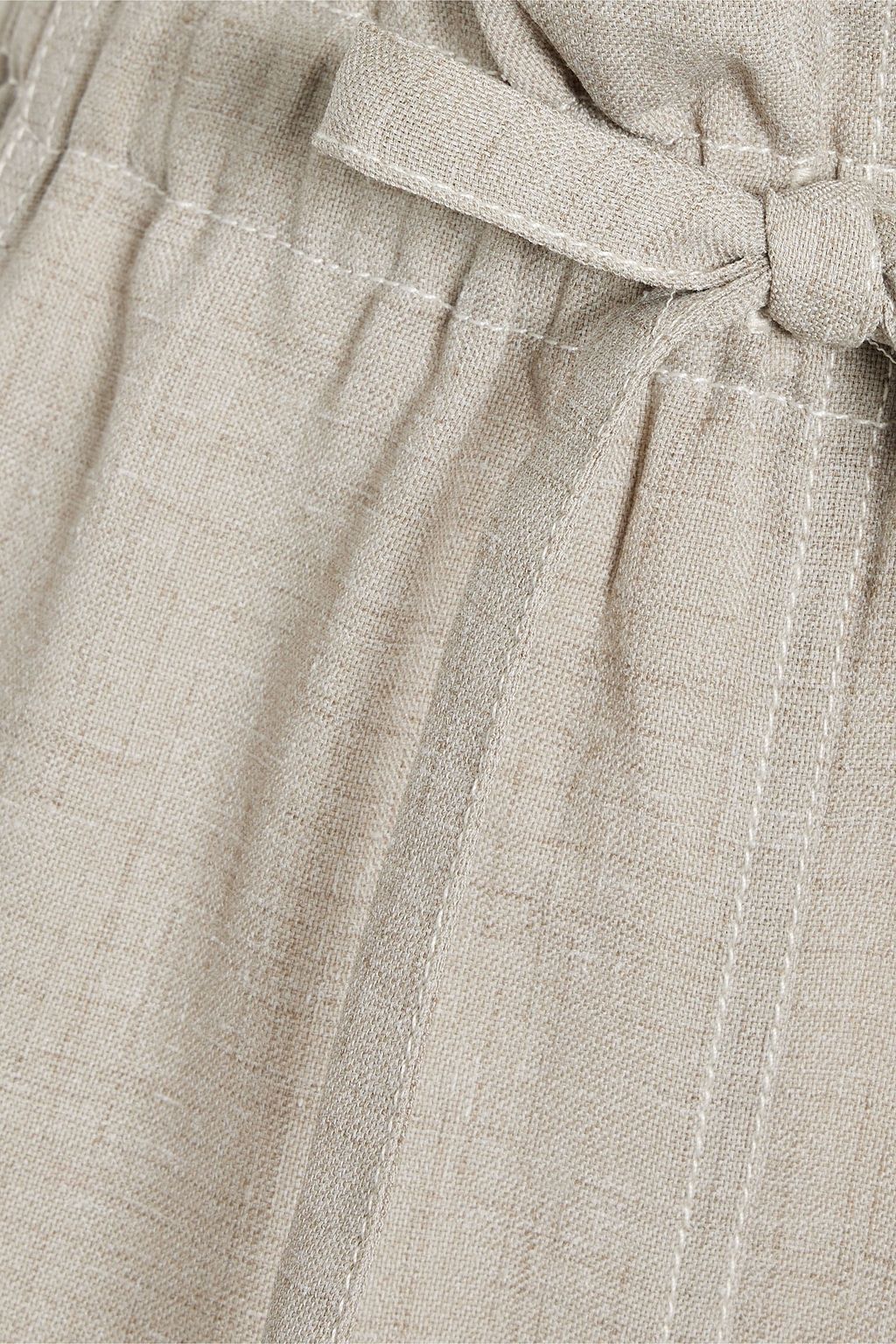 GANNI Woven tapered pants