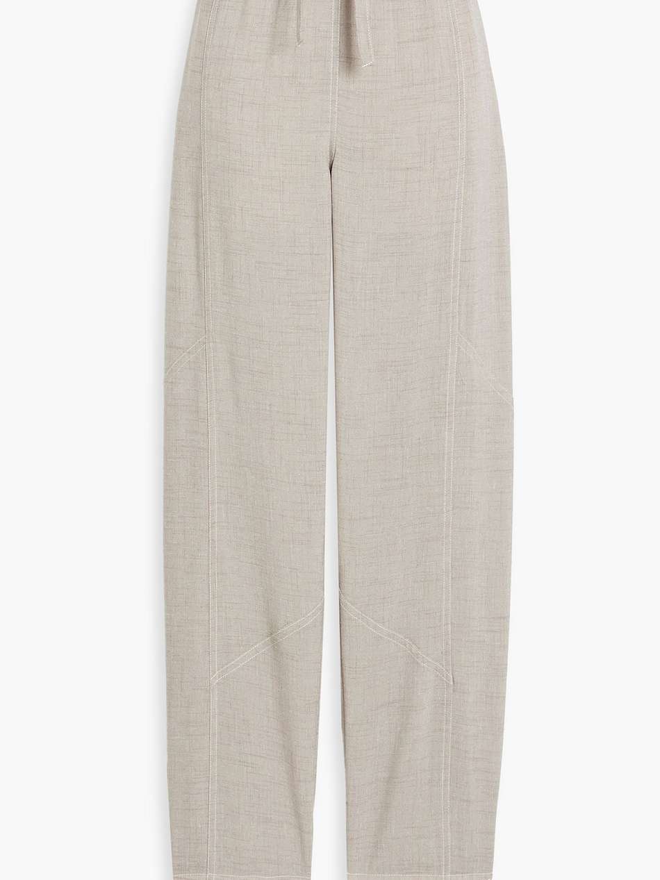 woven tapered pants