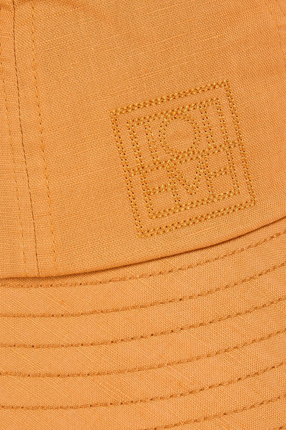 Totême Cotton And Linen-blend Bucket Hat In Ringelblumenfarben