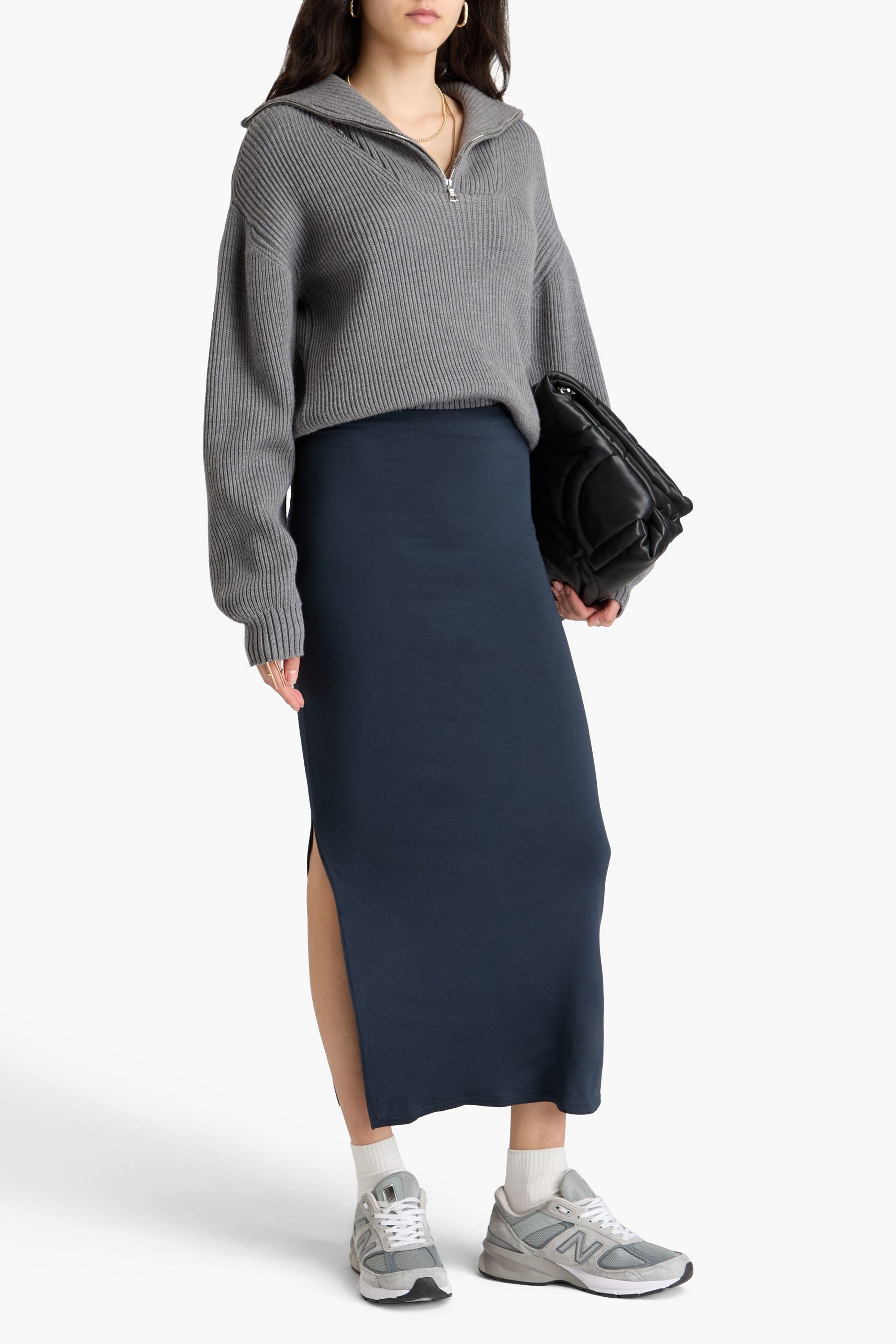 TOTEME Jersey midi skirt