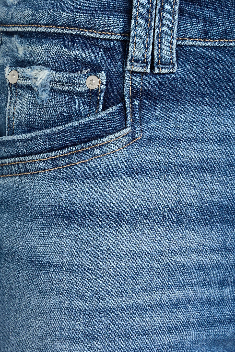 Paige Anessa Cropped High-rise Wide-leg Jeans In Mittelblauer Denim