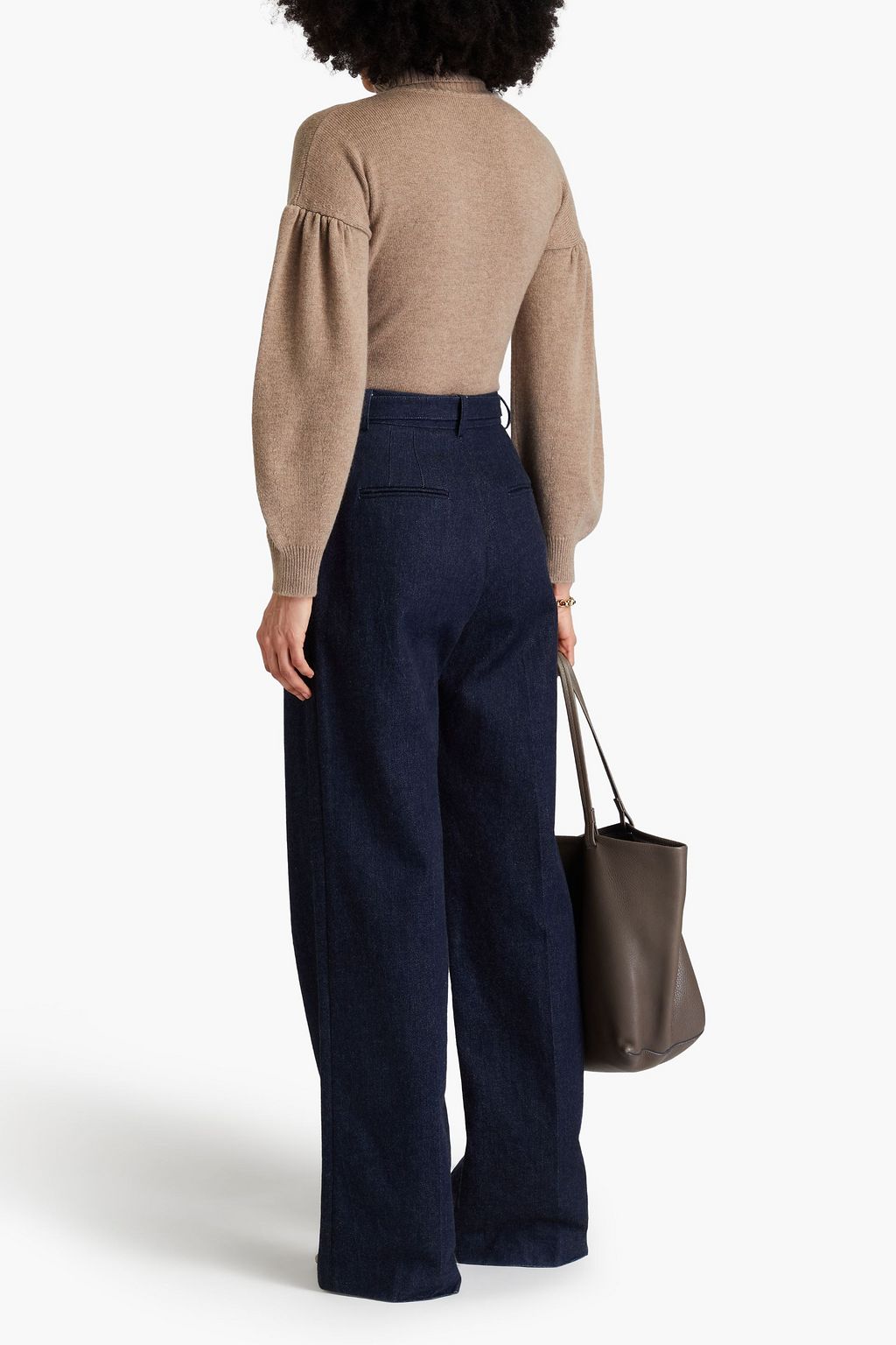 MAX MARA 울 캐시미어 혼방 터틀넥 스웨터