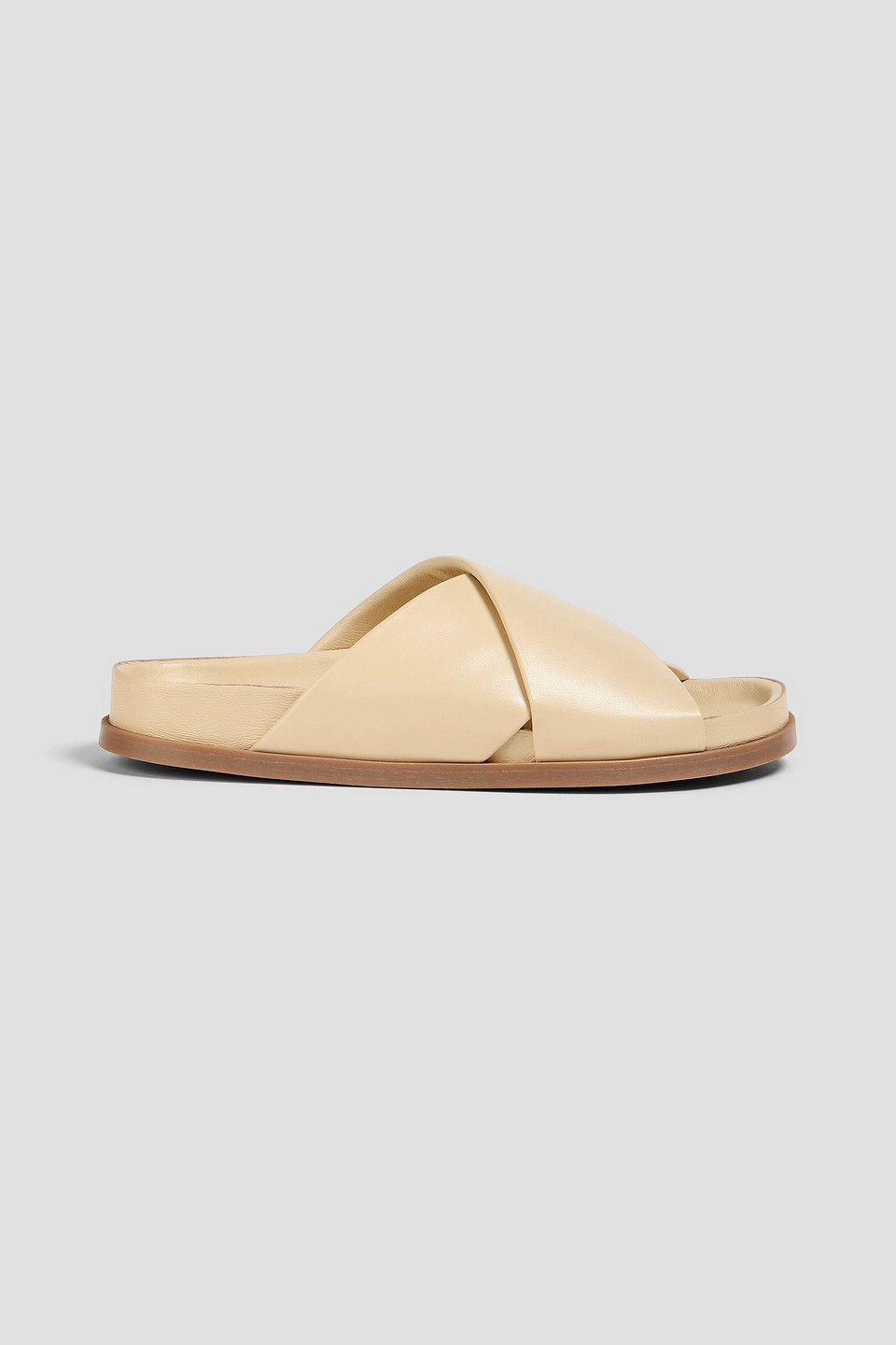 Mansur Gavriel Everyday Leather Sandals In Cream