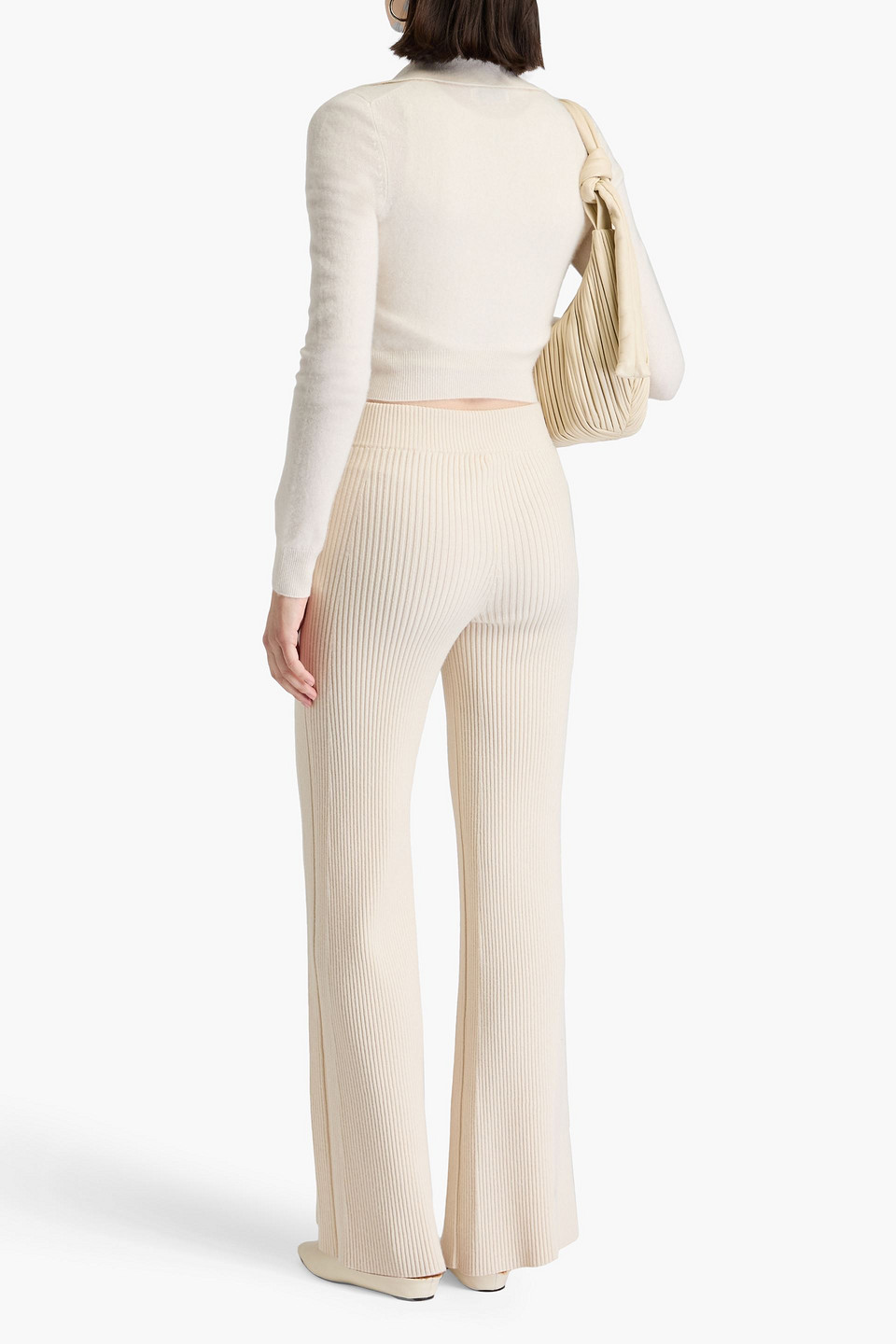 Naadam Cropped Cardigan Aus Kaschmir In Elfenbein