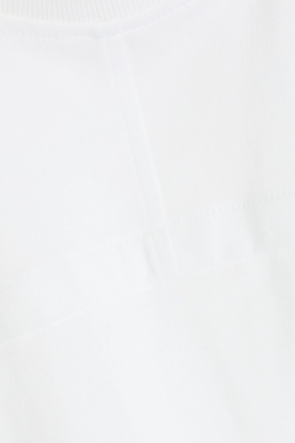 ALAÏA Draped cotton-jersey turtleneck top
