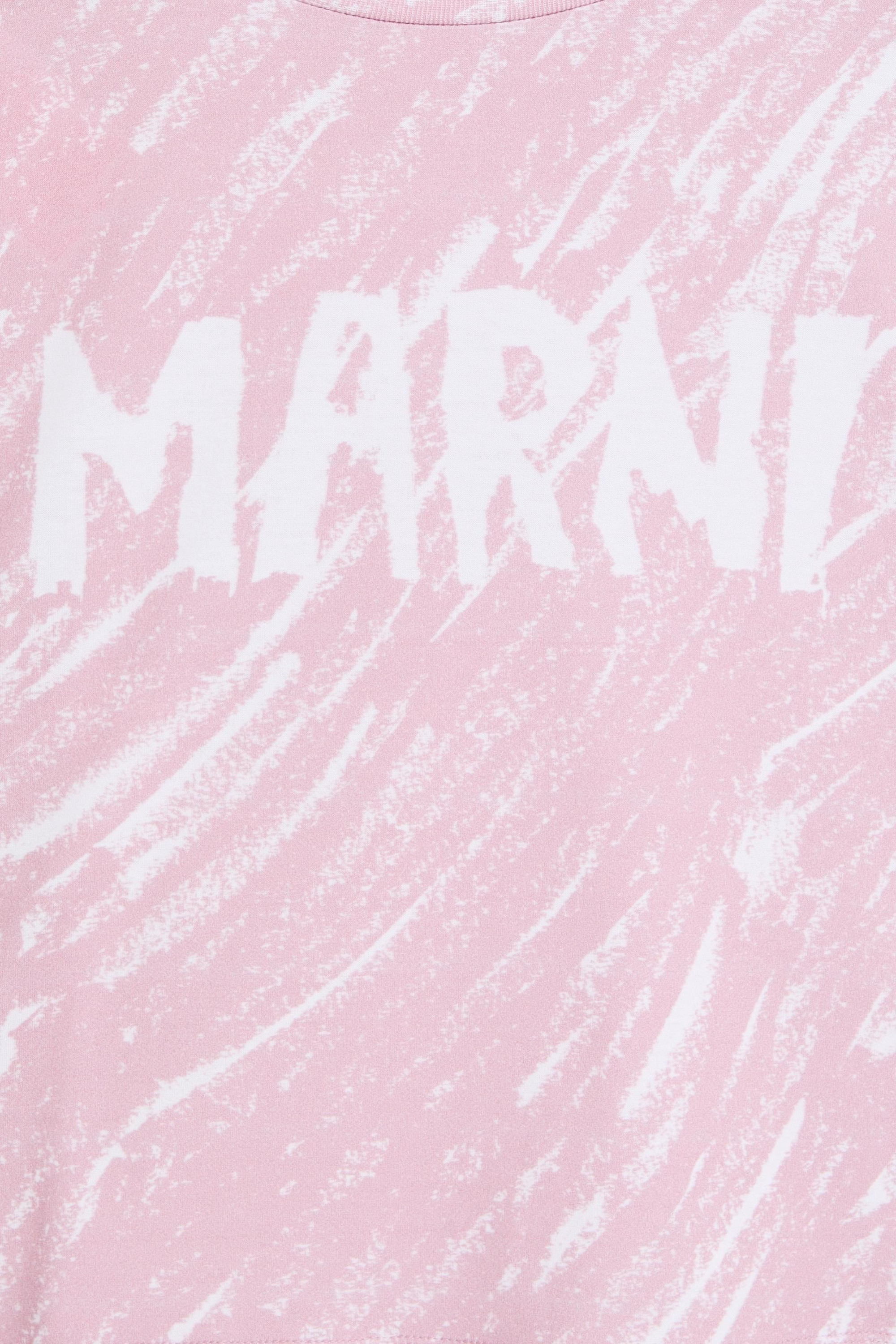 Marni Printed cotton-jersey T-shirt thumbnail