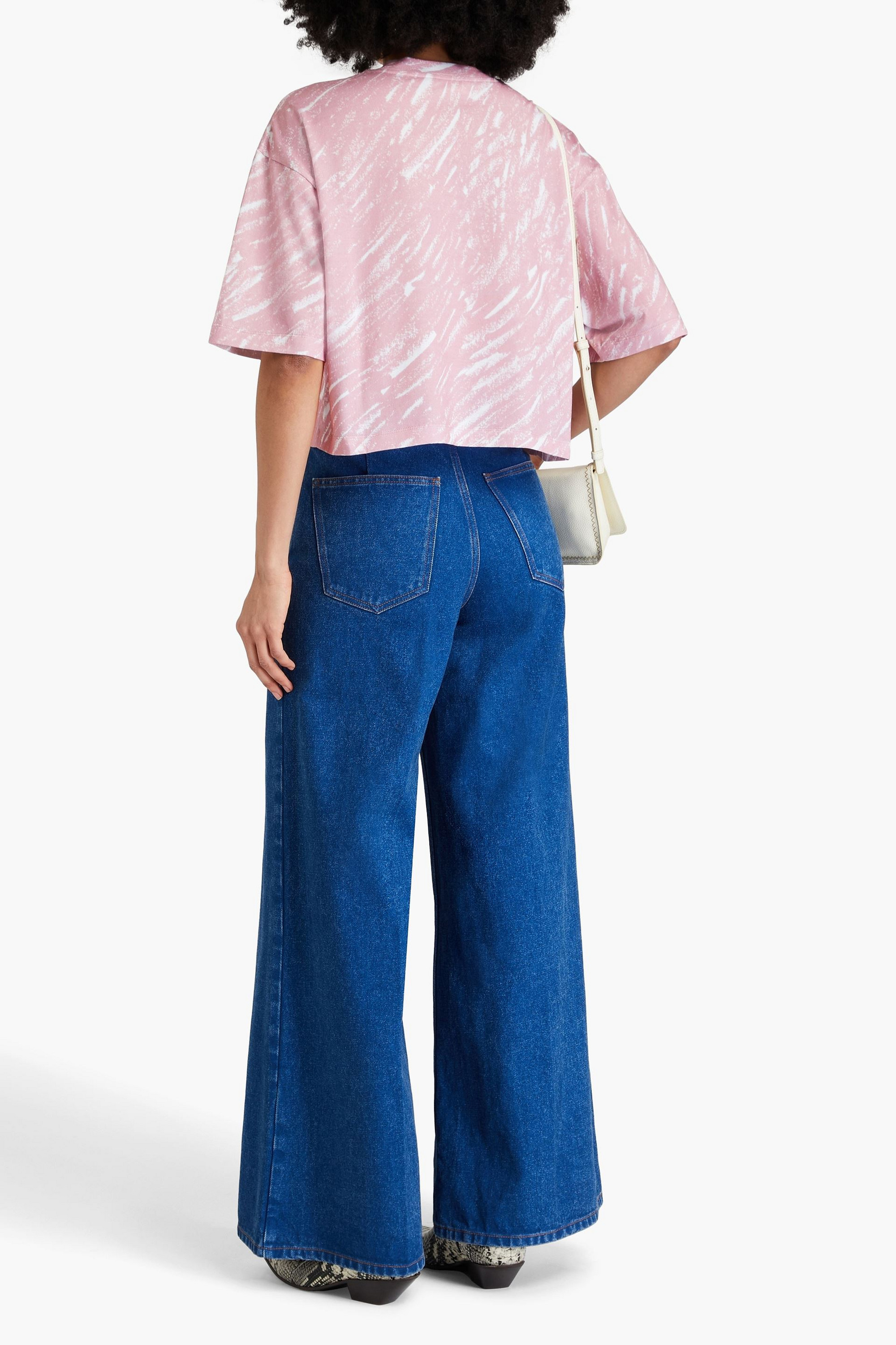 Marni Printed cotton-jersey T-shirt thumbnail