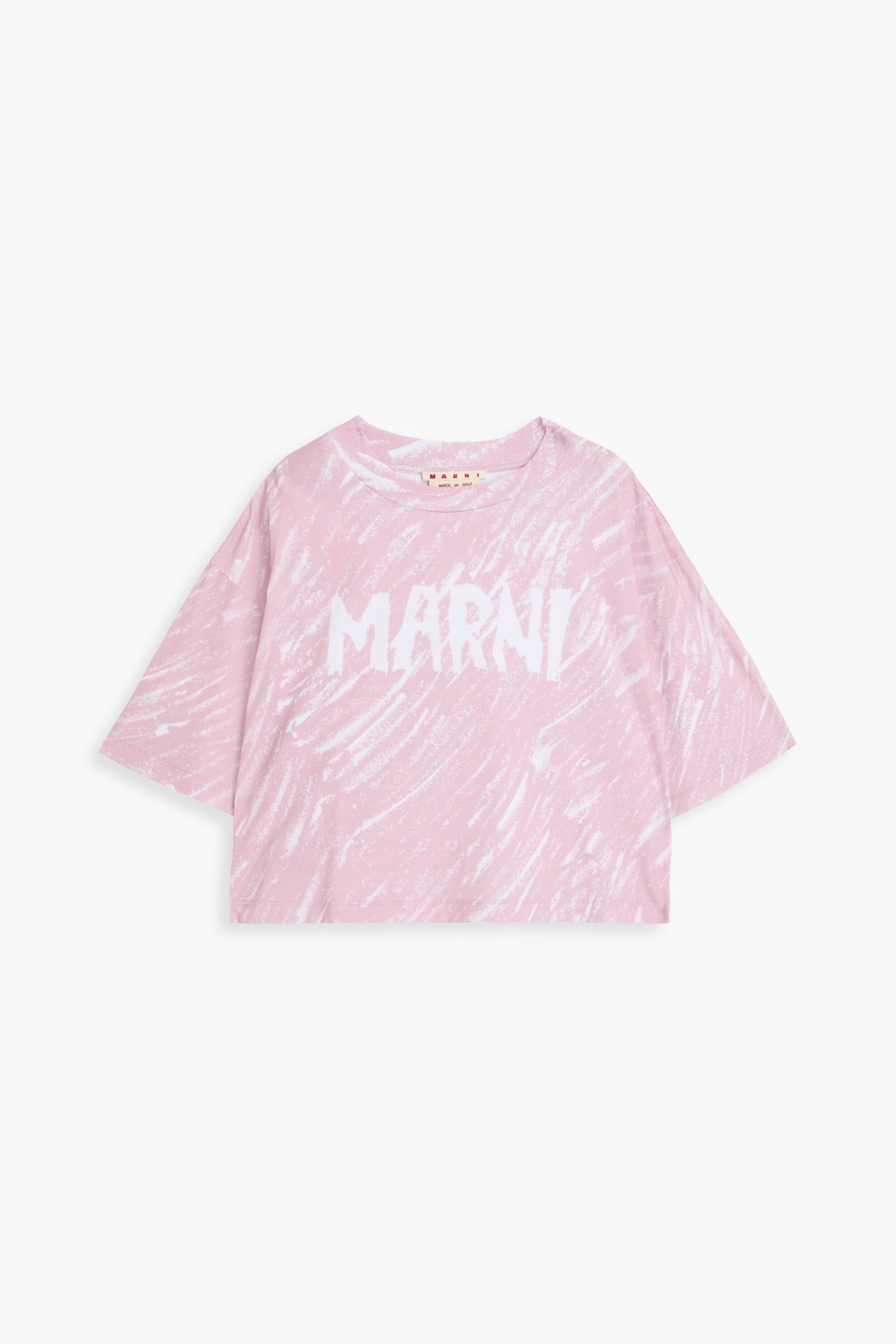 Marni Printed cotton-jersey T-shirt thumbnail