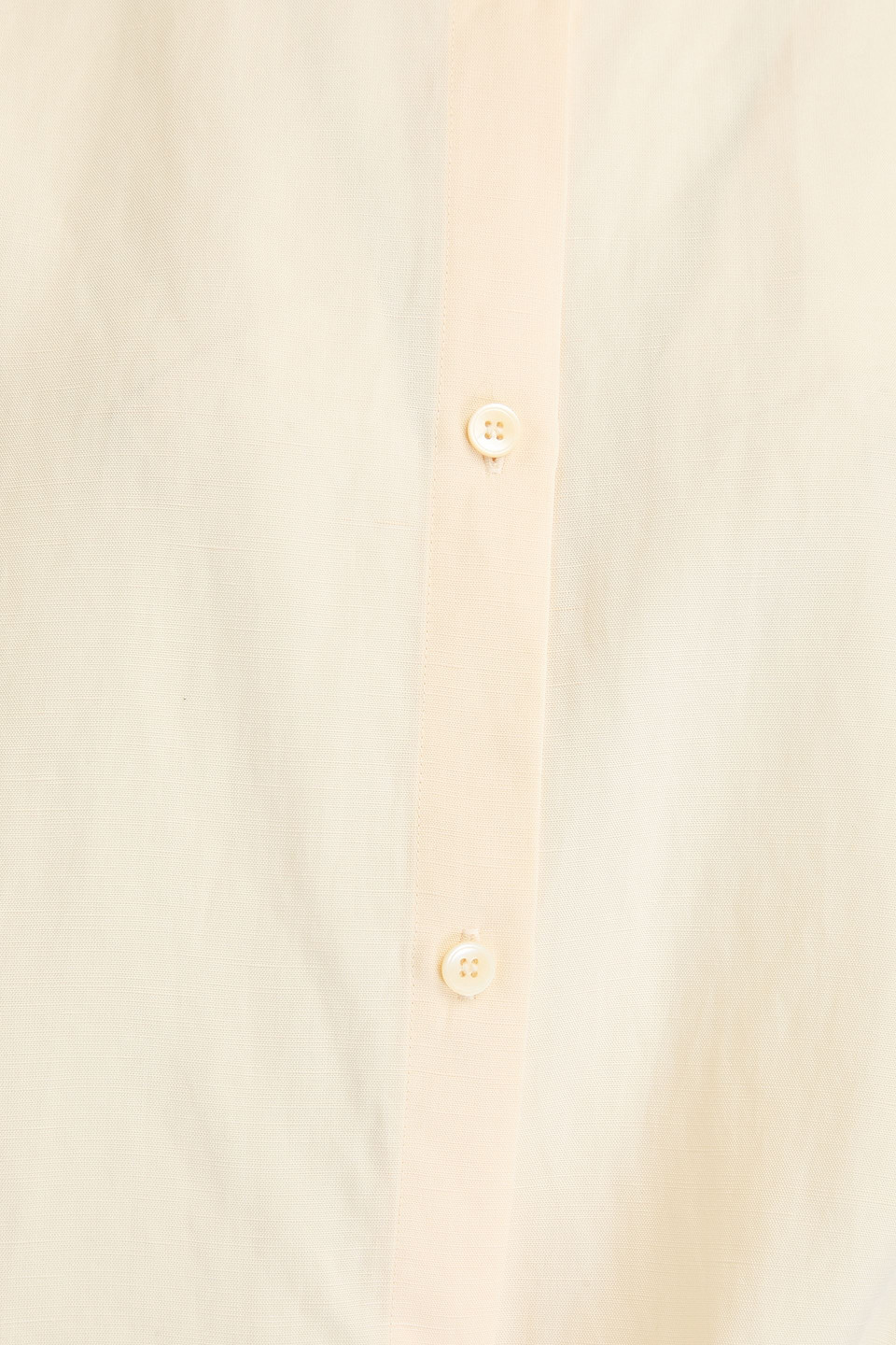 Totême Lyocell And Linen-blend Shirt In Cream