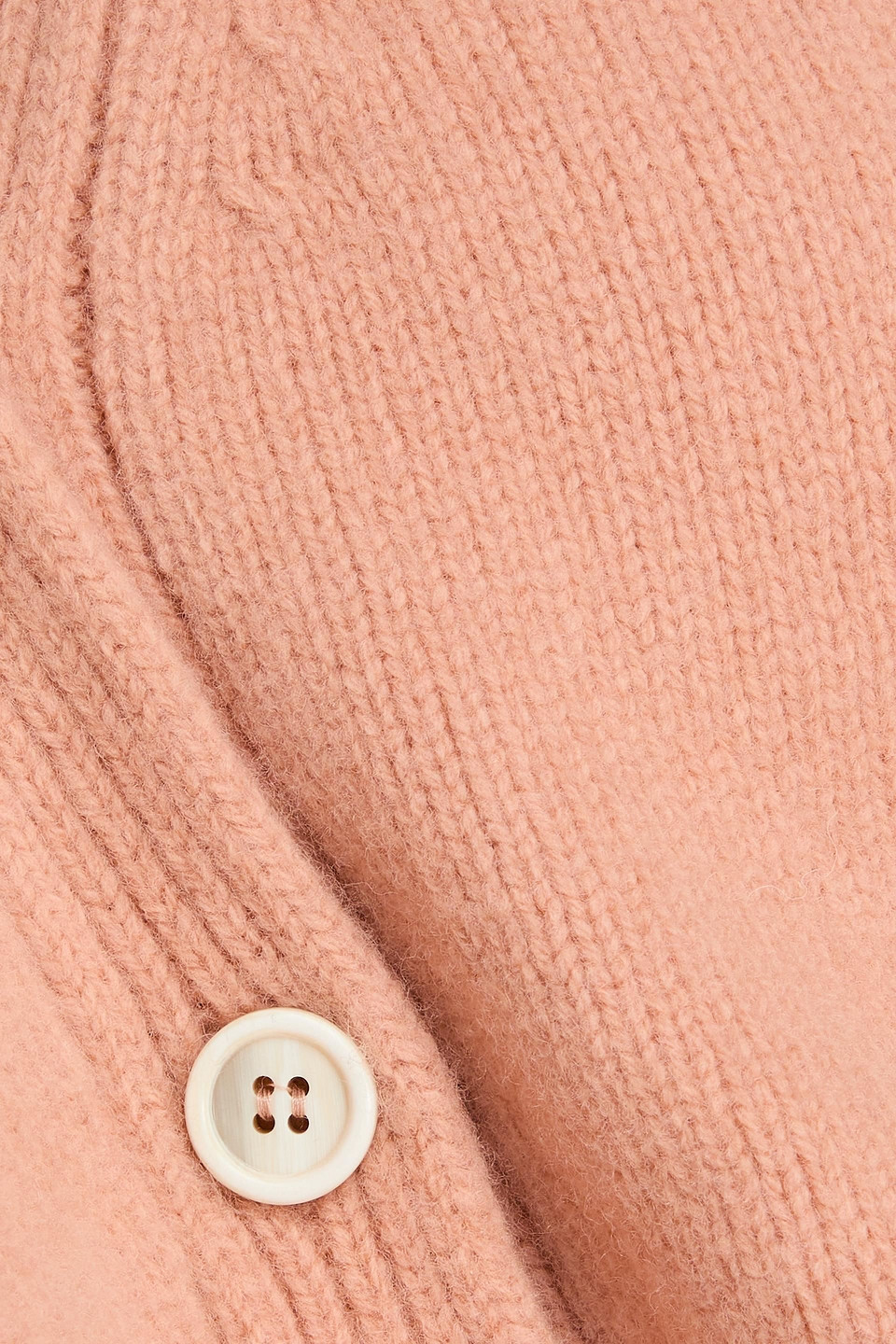 Marni Cropped Cardigan Aus Wolle In Pfirsichfarben