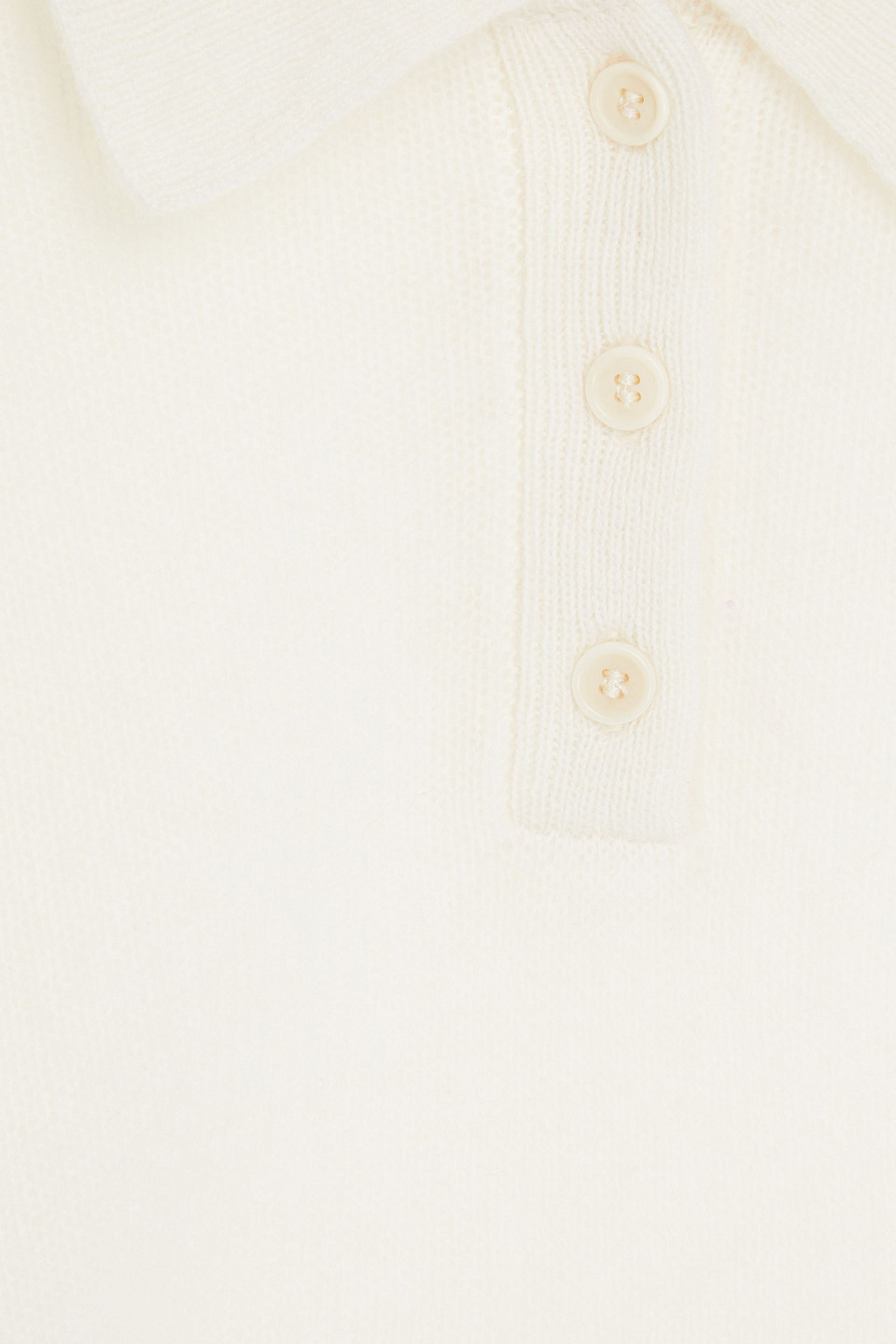 Naadam Kaschmirpullover Mit Polokragen In Weiss