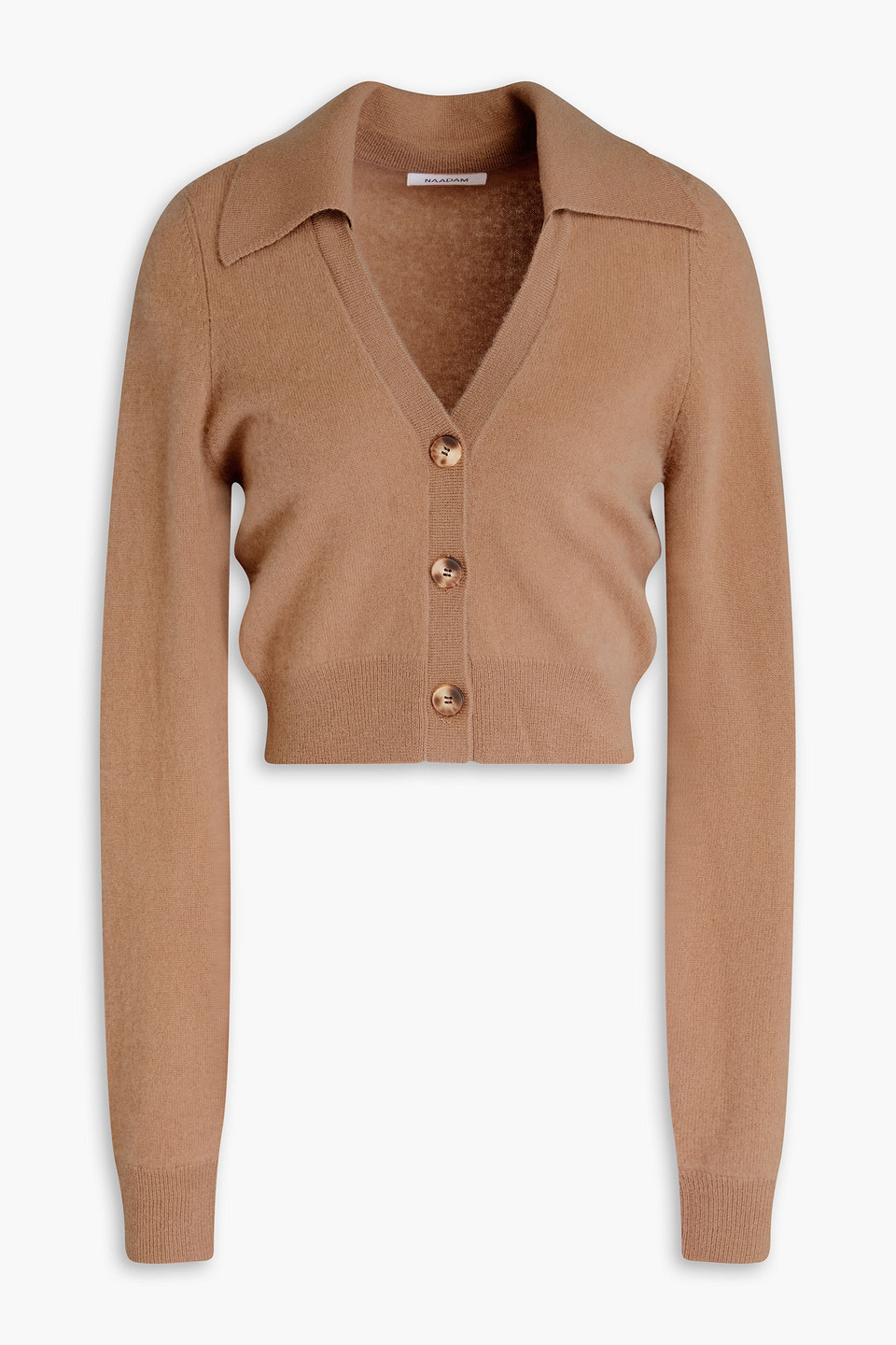 Naadam Cropped Cardigan Aus Kaschmir In Camelfarben