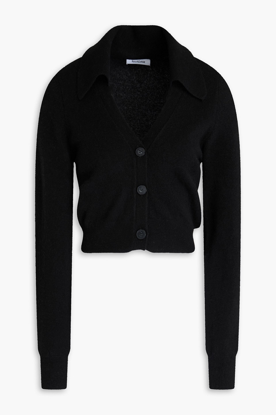 Naadam Cropped Cardigan Aus Kaschmir In Schwarz
