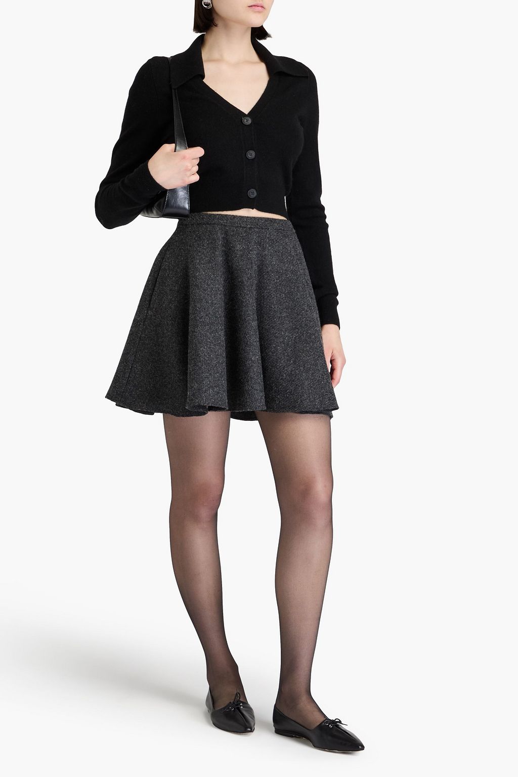 NAADAM Cropped cashmere cardigan