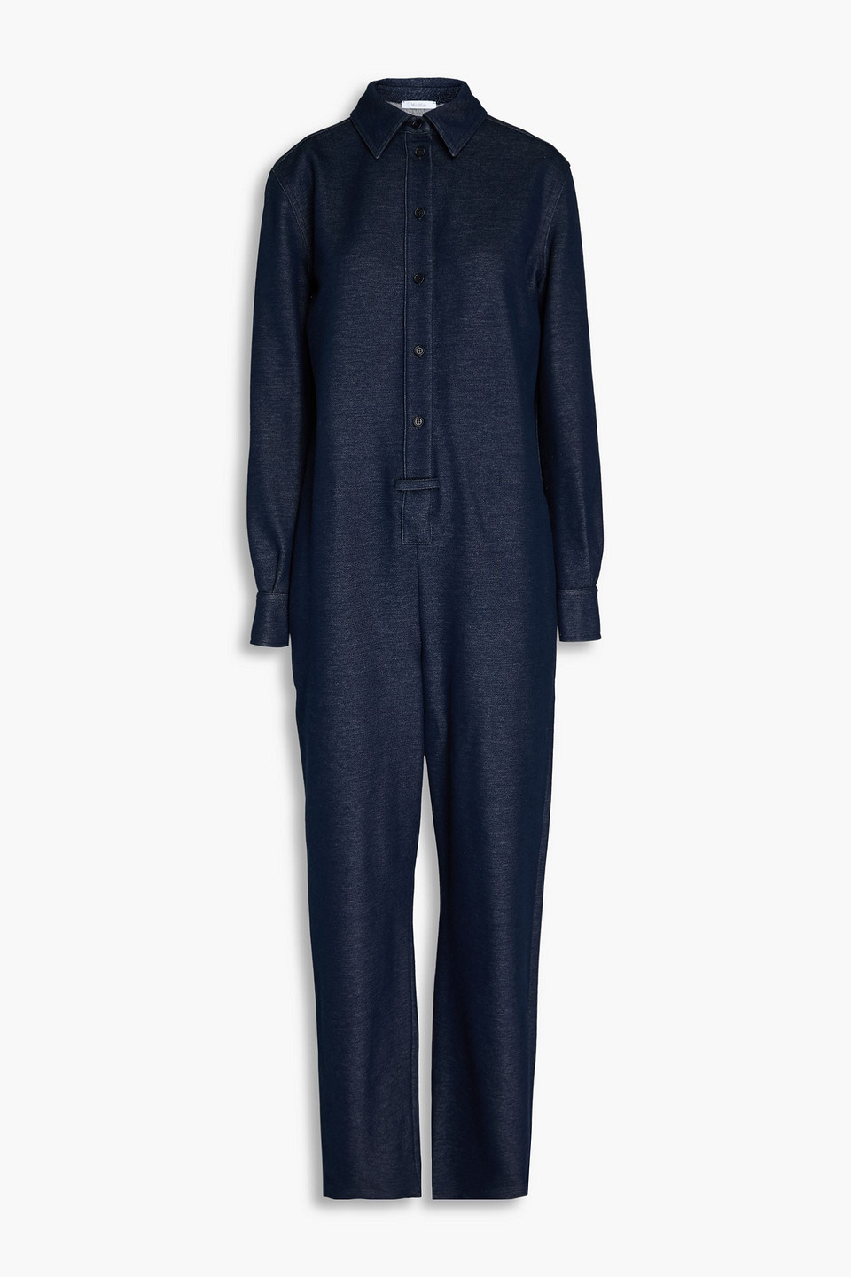 Max Mara Jumpsuit Aus Jersey Aus Einer Baumwollmischung In Marineblau