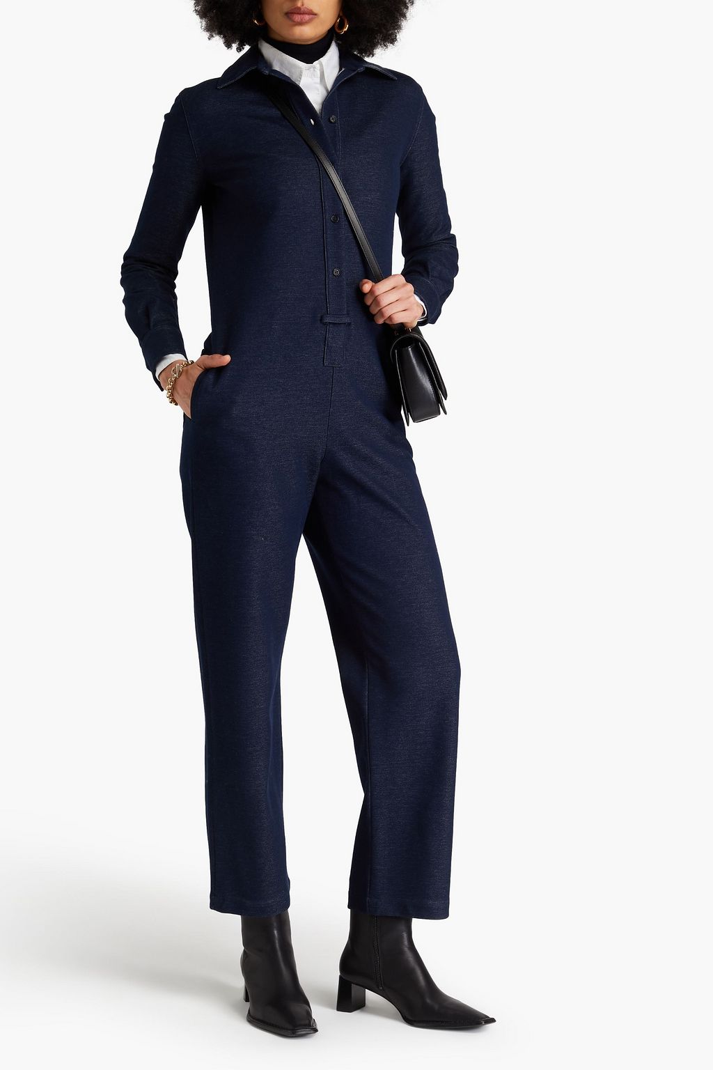 MAX MARA Cotton-blend jersey jumpsuit