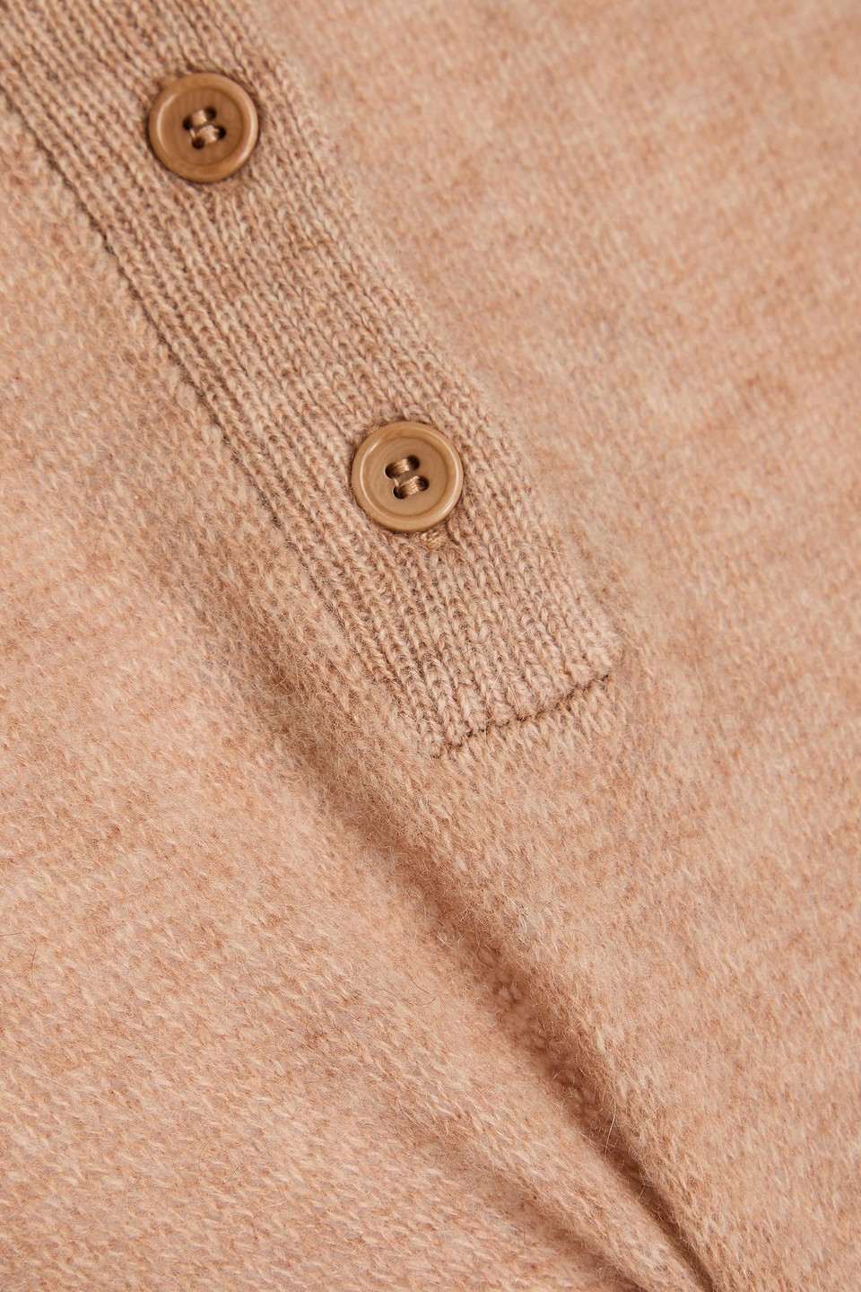Naadam Kaschmirpullover Mit Polokragen In Sandfarben