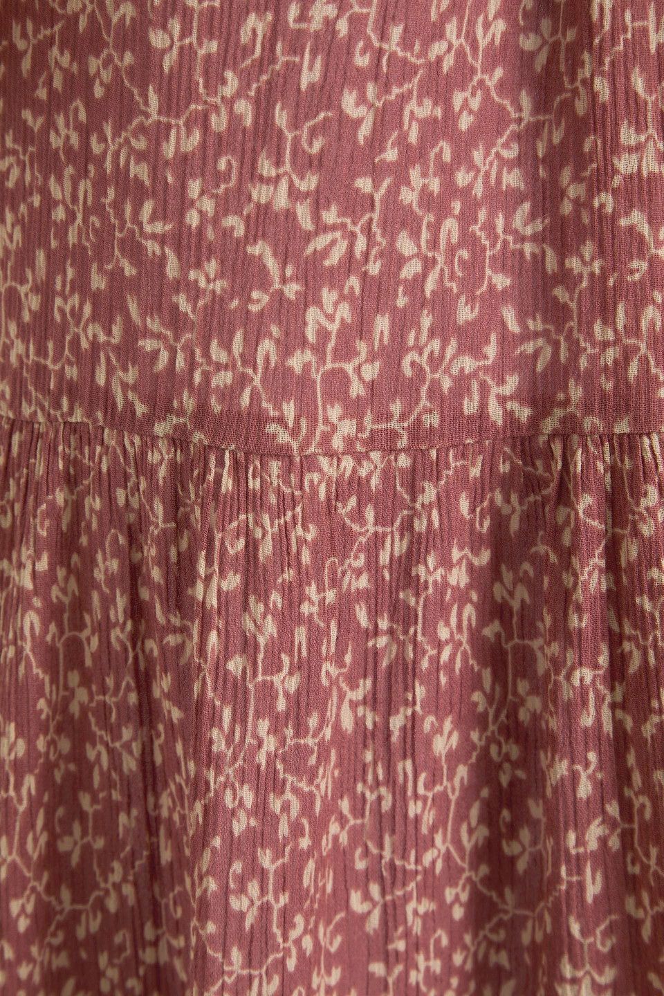Ulla Johnson Doris Tiered Floral-print Cotton-crepon Mini Dress In Antique Rose