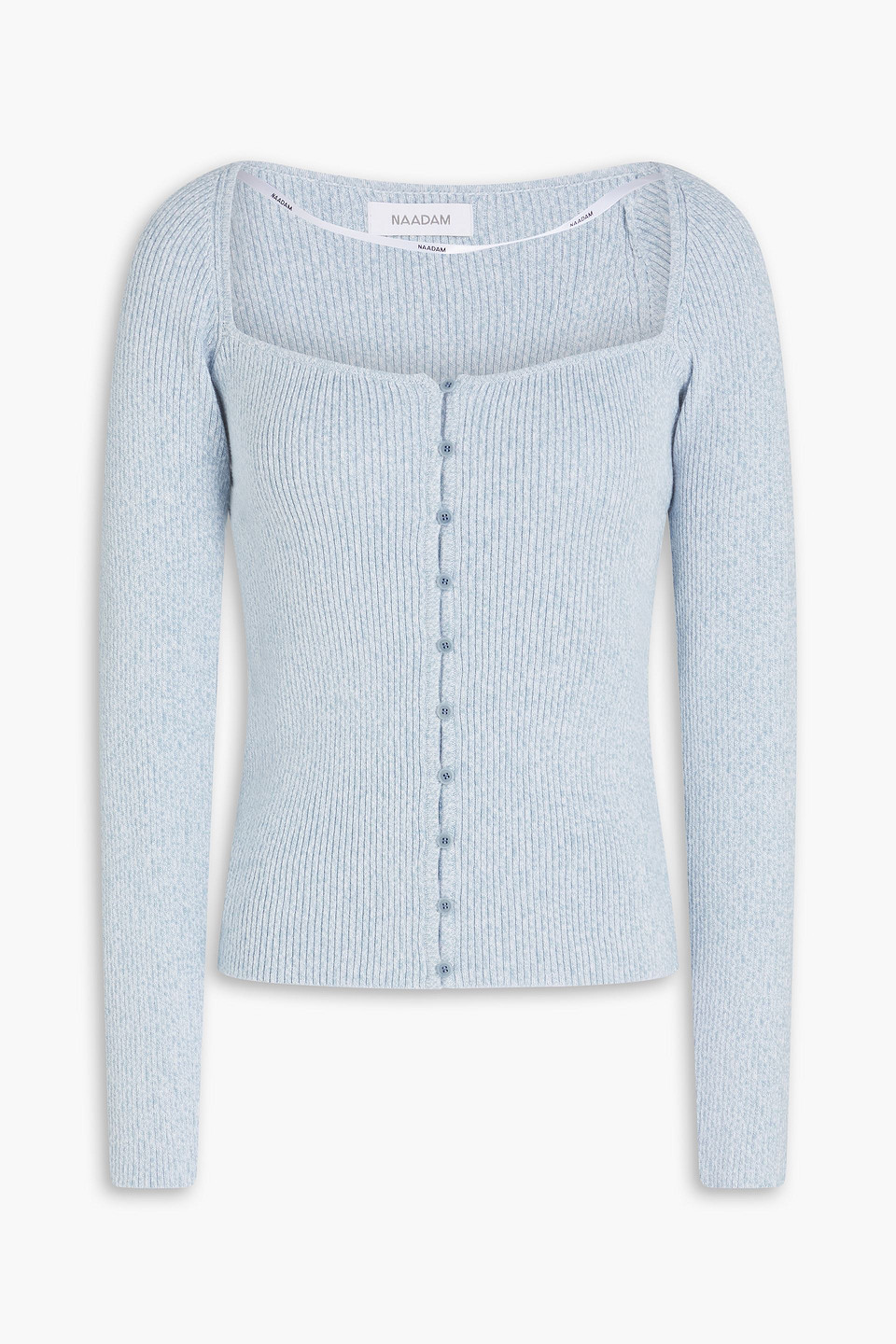 Naadam Cotton And Cashmere-blend Cardigan In Himmelblau