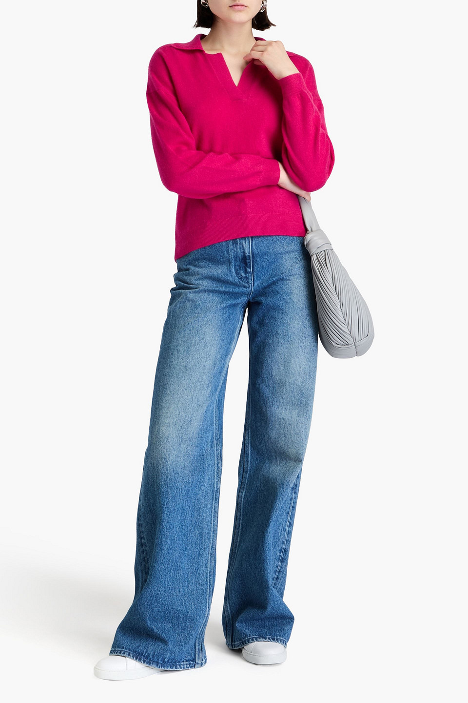 NAADAM CASHMERE POLO SWEATER