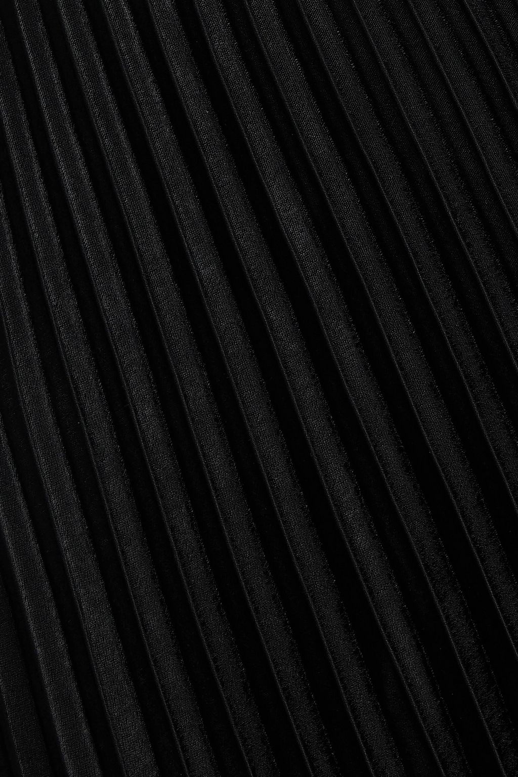 FRAME تنورة طويلة من الكريب والساتان مع كسرات