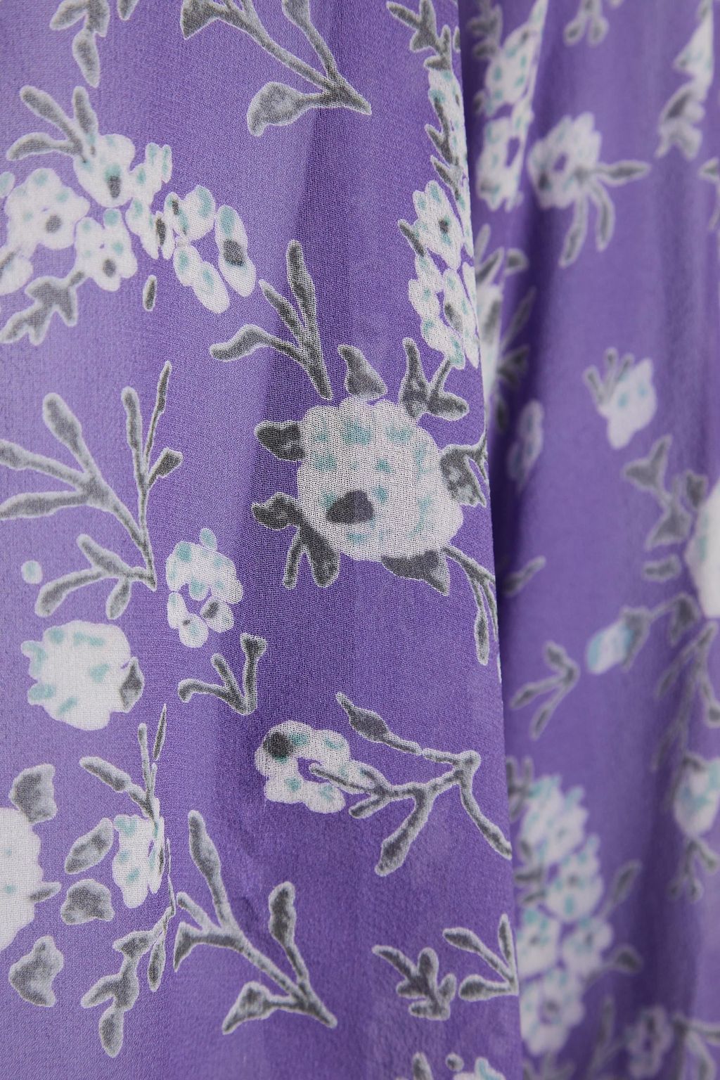 ULLA JOHNSON Rosine floral-print silk-georgette blouse