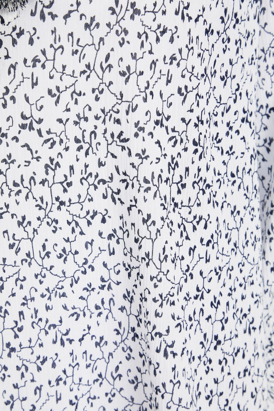 Ulla Johnson Lillian Floral-print Cotton-crepon Blouse In Weiss