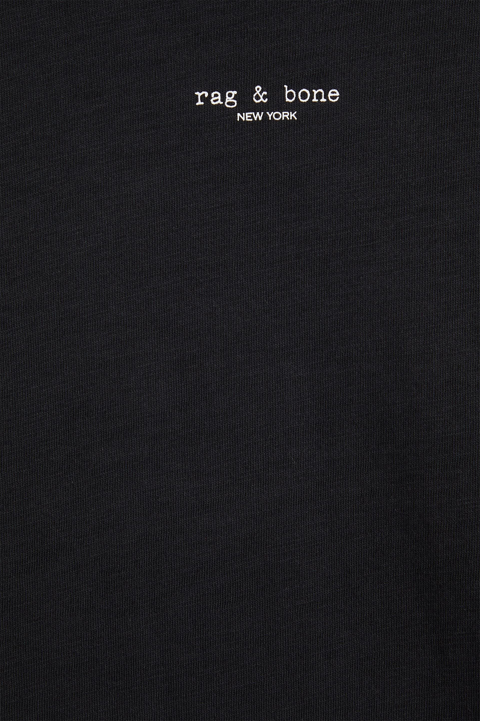 Rag & Bone Logo-print Pima Cotton-jersey T-shirt In Black
